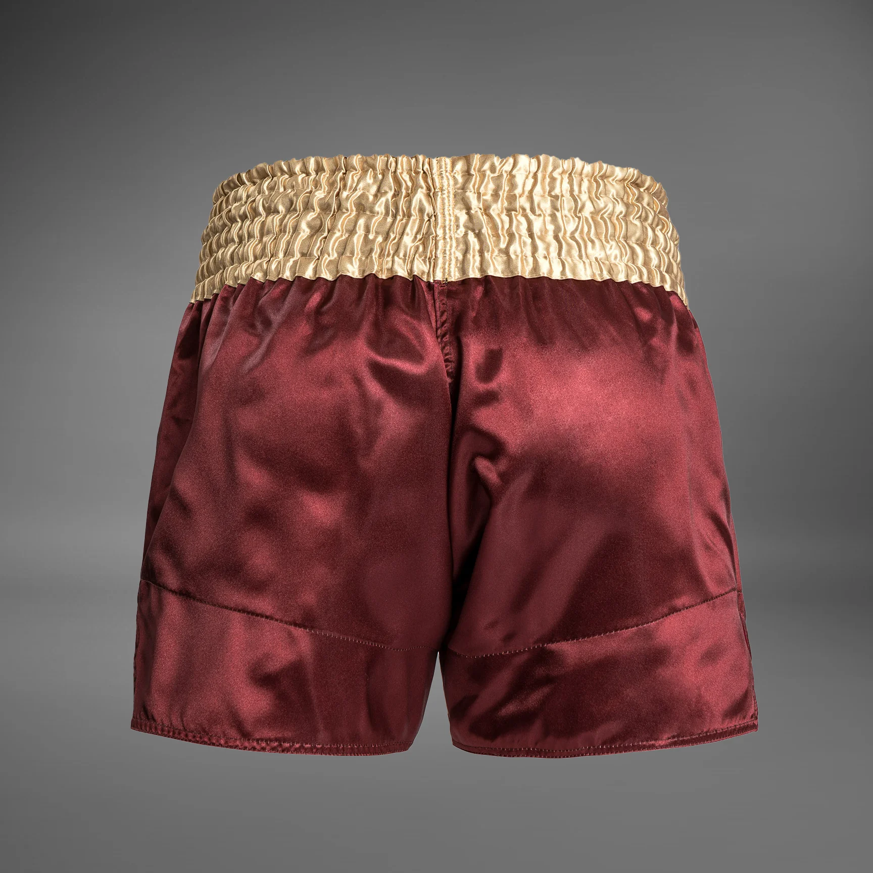 Venum Classic Muay Thai Shorts - Burgund/Gold/Weiß - Image 2