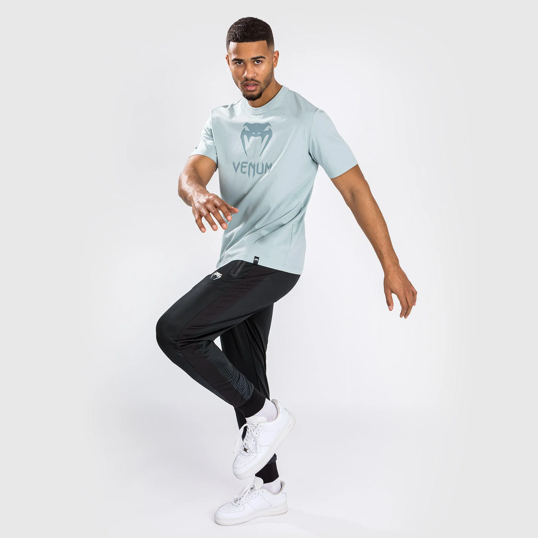 Venum Classic T-Shirt - Clearwater Blau/Clearwater Blau - Image 3