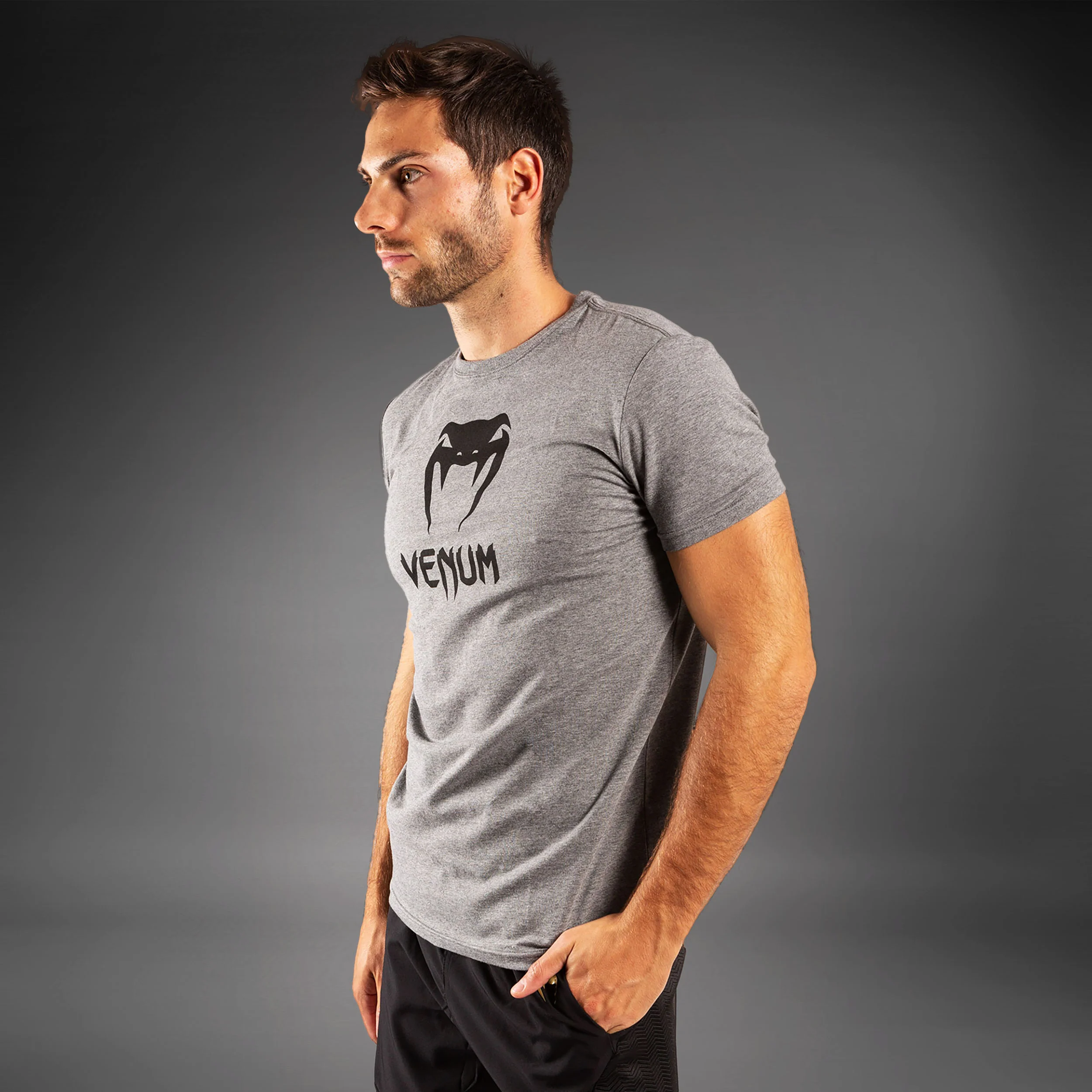 Venum Classic T-Shirt - Grau meliert - Image 3