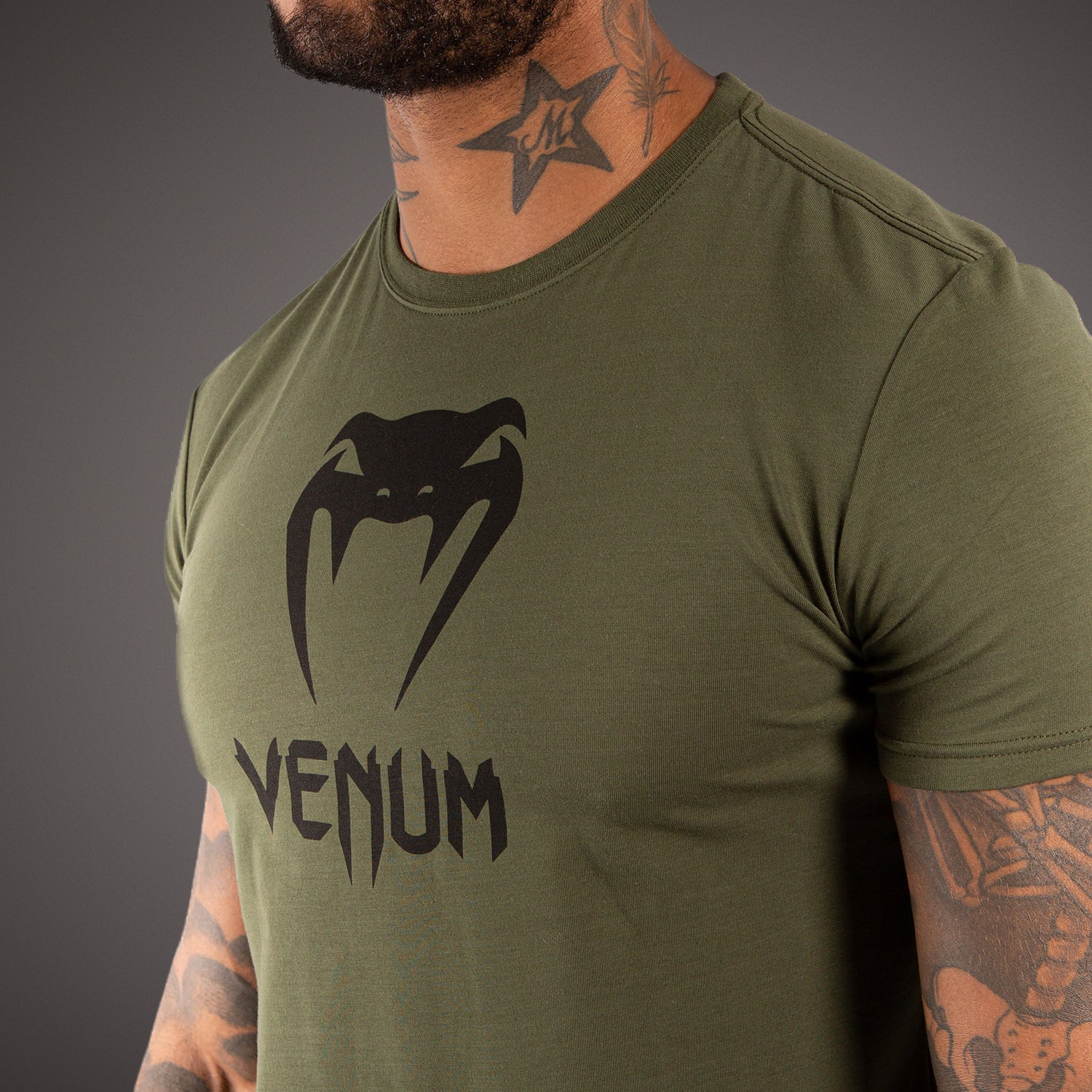 Venum Classic T-Shirt - Khaki - Image 3