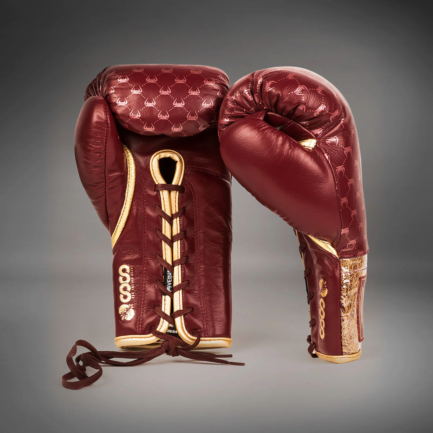 Venum Coco Monogram Pro Boxhandschuhe  – Garnet Red - Image 2