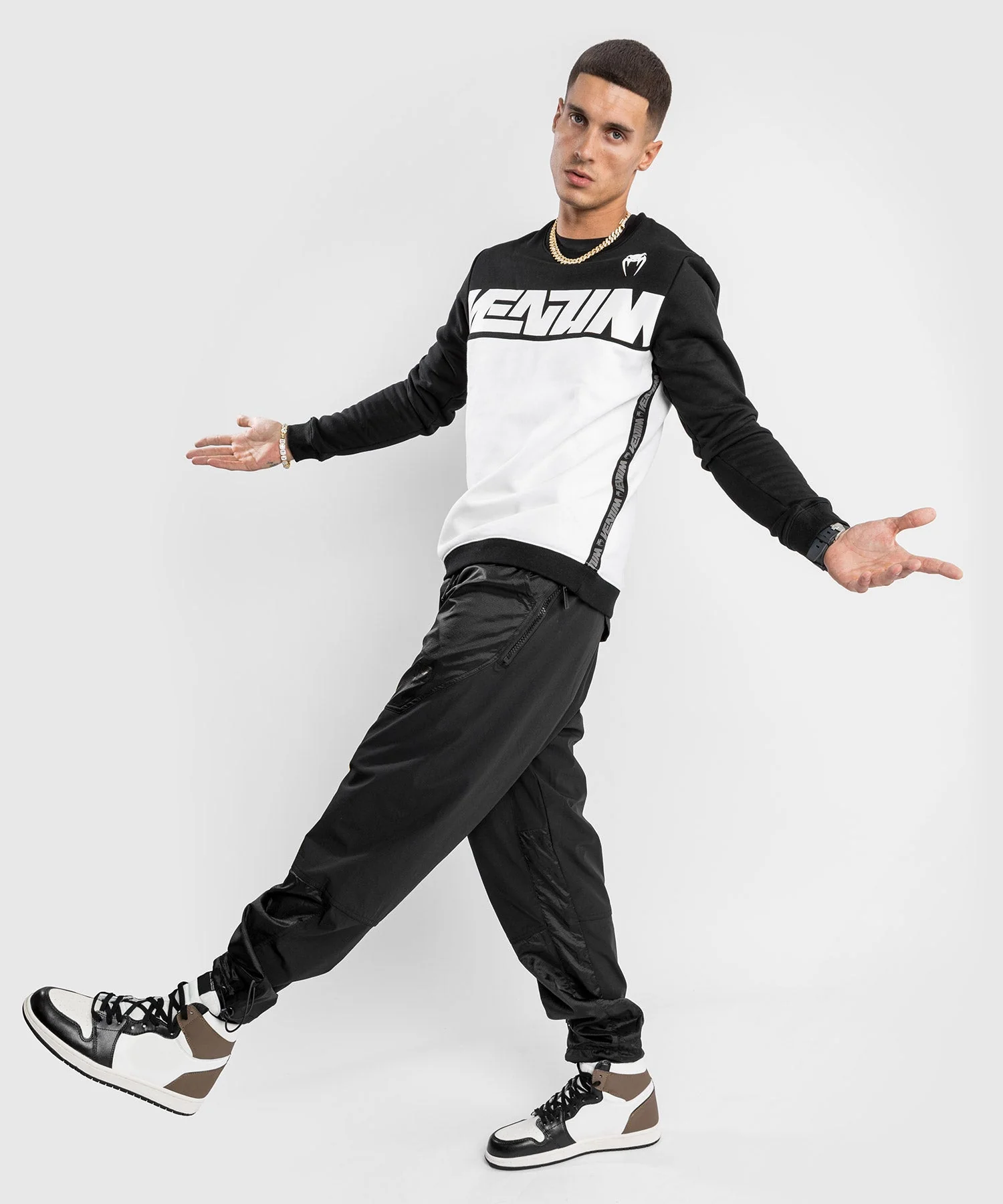 Venum CONNECT Sweatshirt - Schwarz/Weiß - Image 3