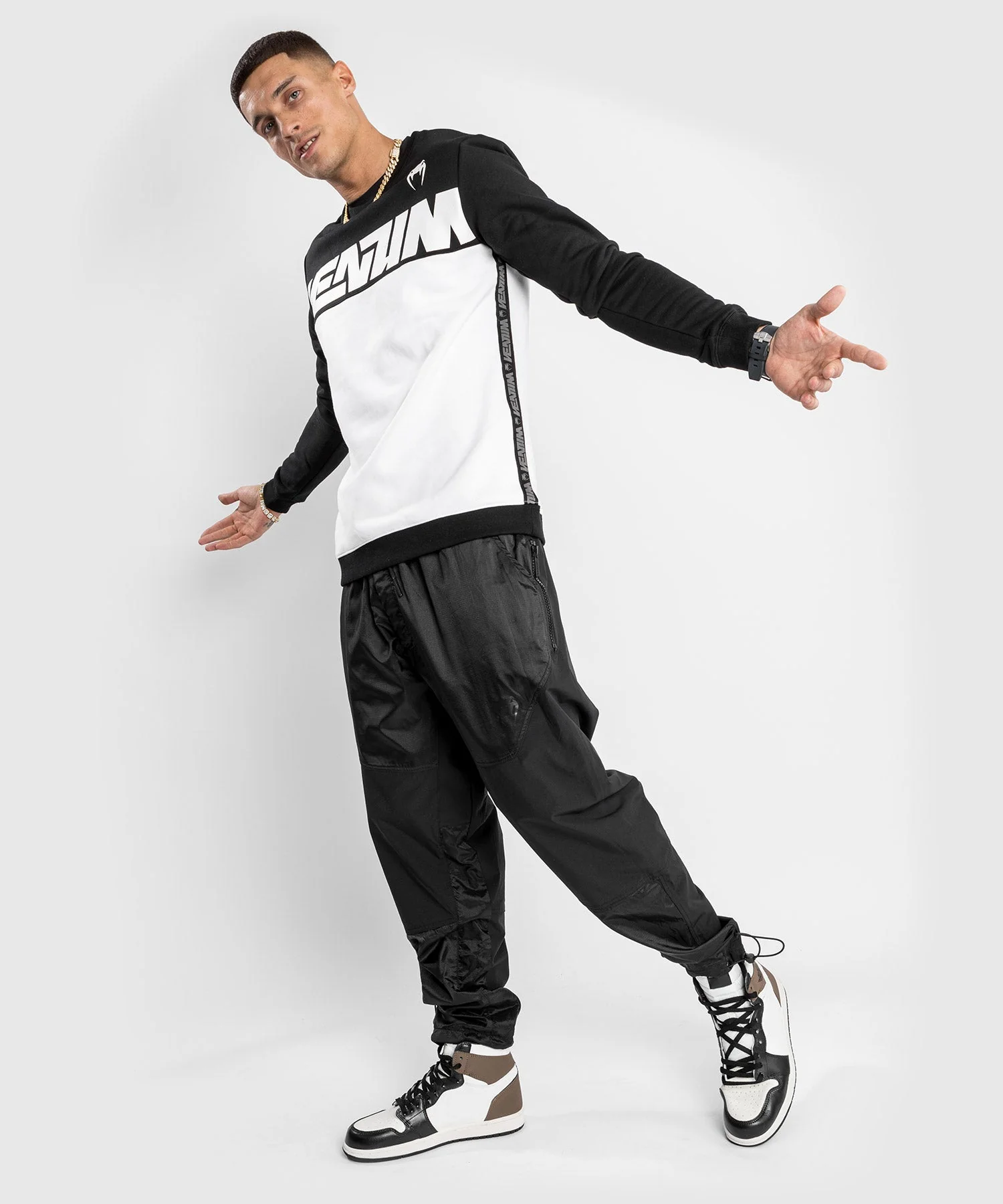 Venum CONNECT Sweatshirt - Schwarz/Weiß - Image 4