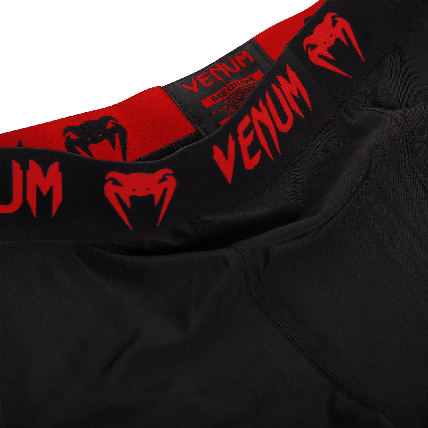 Venum Contender 2.0 Kompression Spats - Schwarz/Rot - Image 6