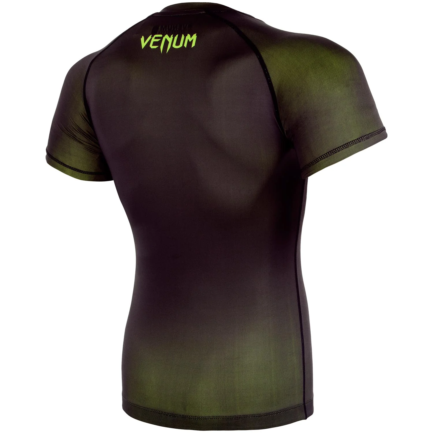 Venum Contender 3.0 Kompression T-Shirt - Kurzarm - Schwarz/Neongelb - Image 3