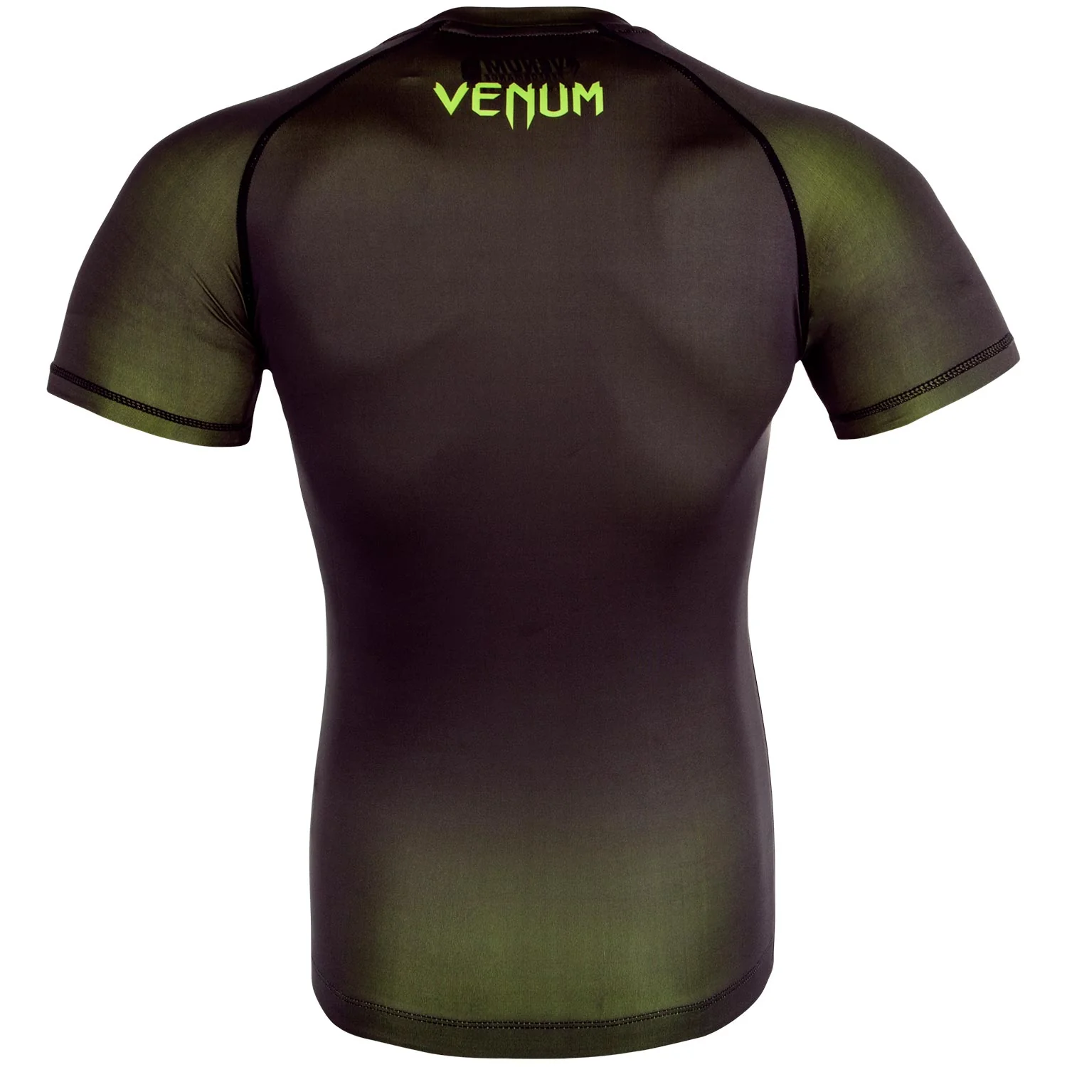 Venum Contender 3.0 Kompression T-Shirt - Kurzarm - Schwarz/Neongelb - Image 4