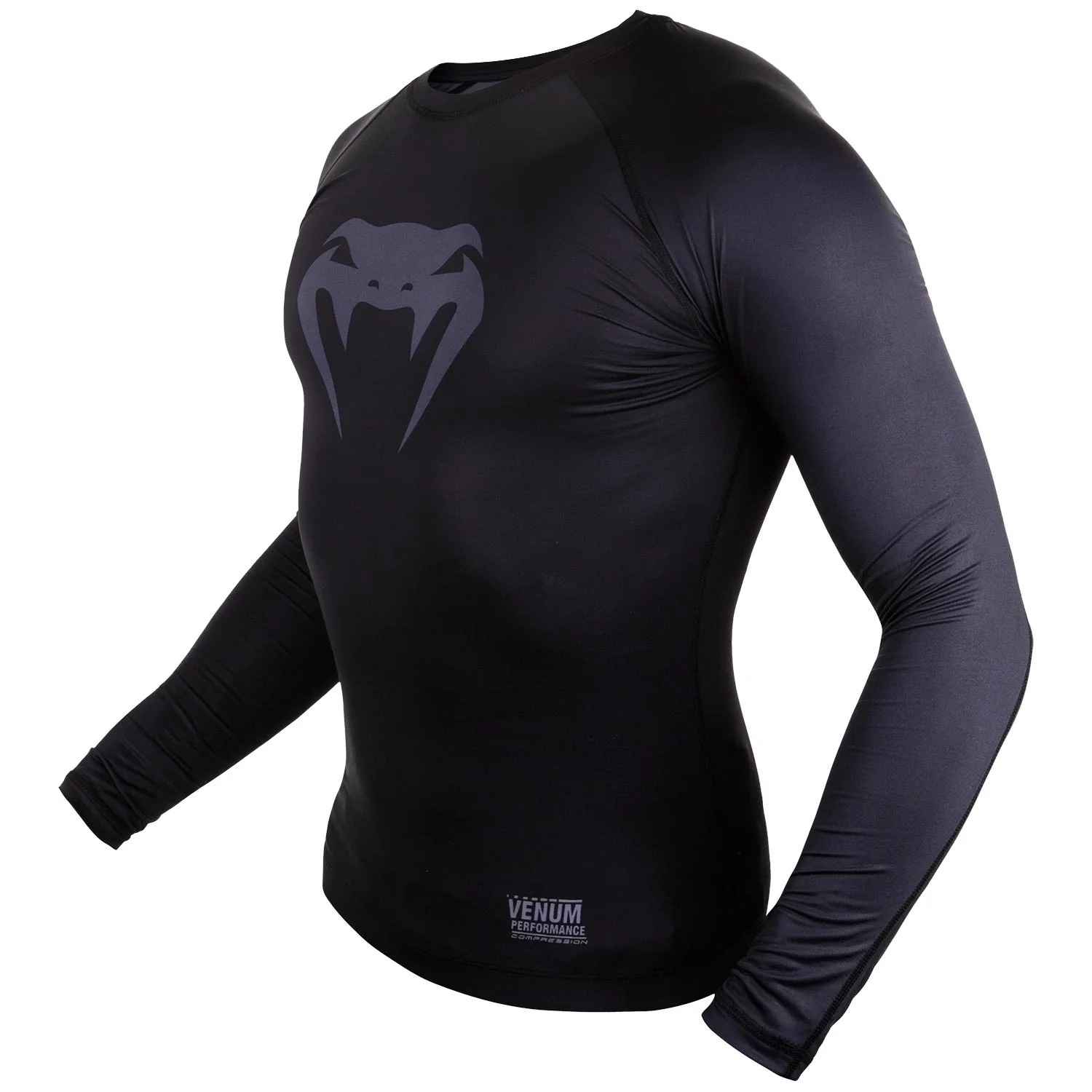 Venum Contender 3.0 Kompression T-Shirt - Langarm - Schwarz/Grau - Image 6