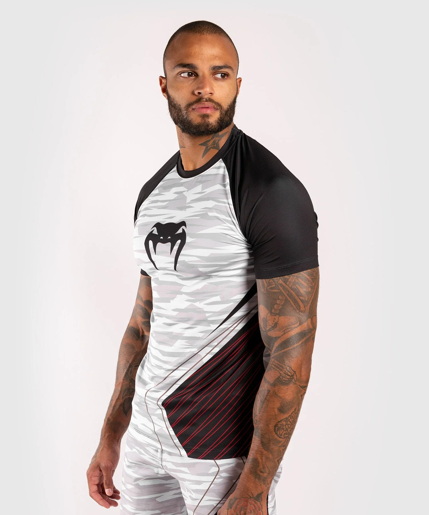 Venum Contender 5.0 Dry-Tech T-Shirt - White/Camo - Image 2