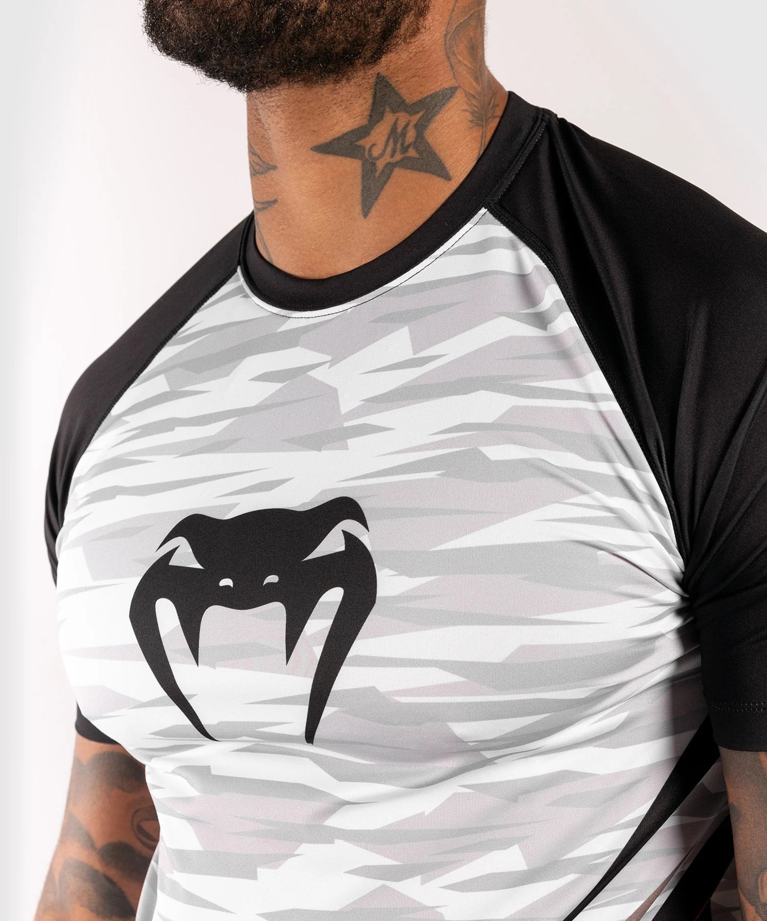 Venum Contender 5.0 Dry-Tech T-Shirt - White/Camo - Image 5