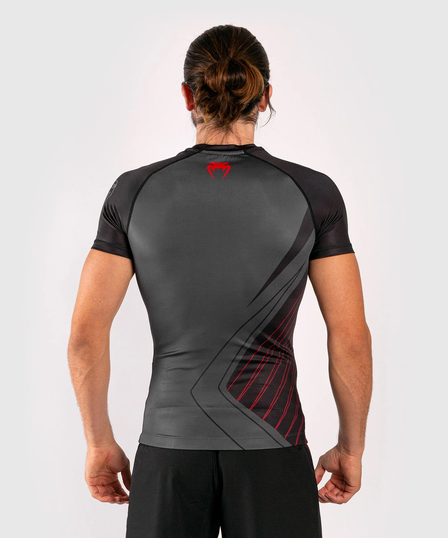 Venum Contender 5.0 Rashguard - Kurze Ärmel - Schwarz/Rot - Image 4
