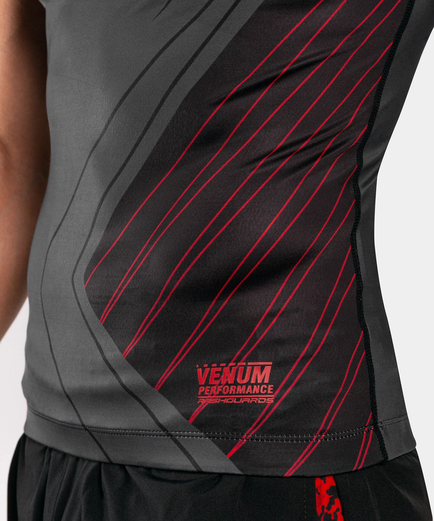 Venum Contender 5.0 Rashguard - Kurze Ärmel - Schwarz/Rot - Image 7