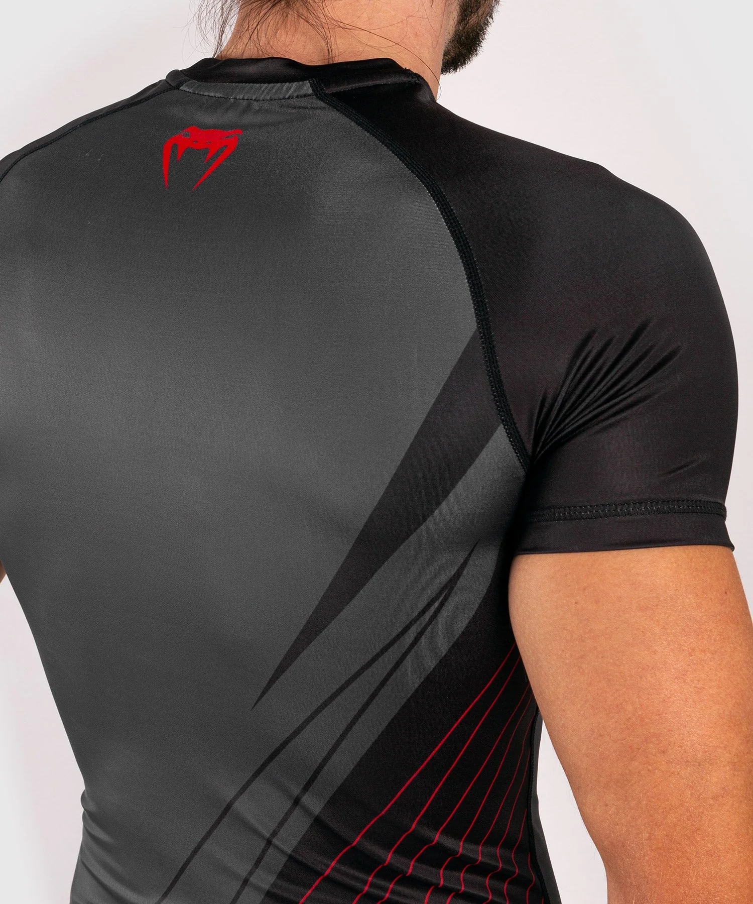 Venum Contender 5.0 Rashguard - Kurze Ärmel - Schwarz/Rot - Image 8