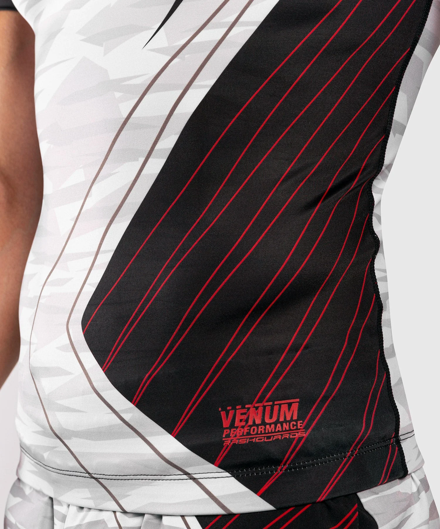 Venum Contender 5.0 Rashguard - Kurze Ärmel - White/Camo - Image 7