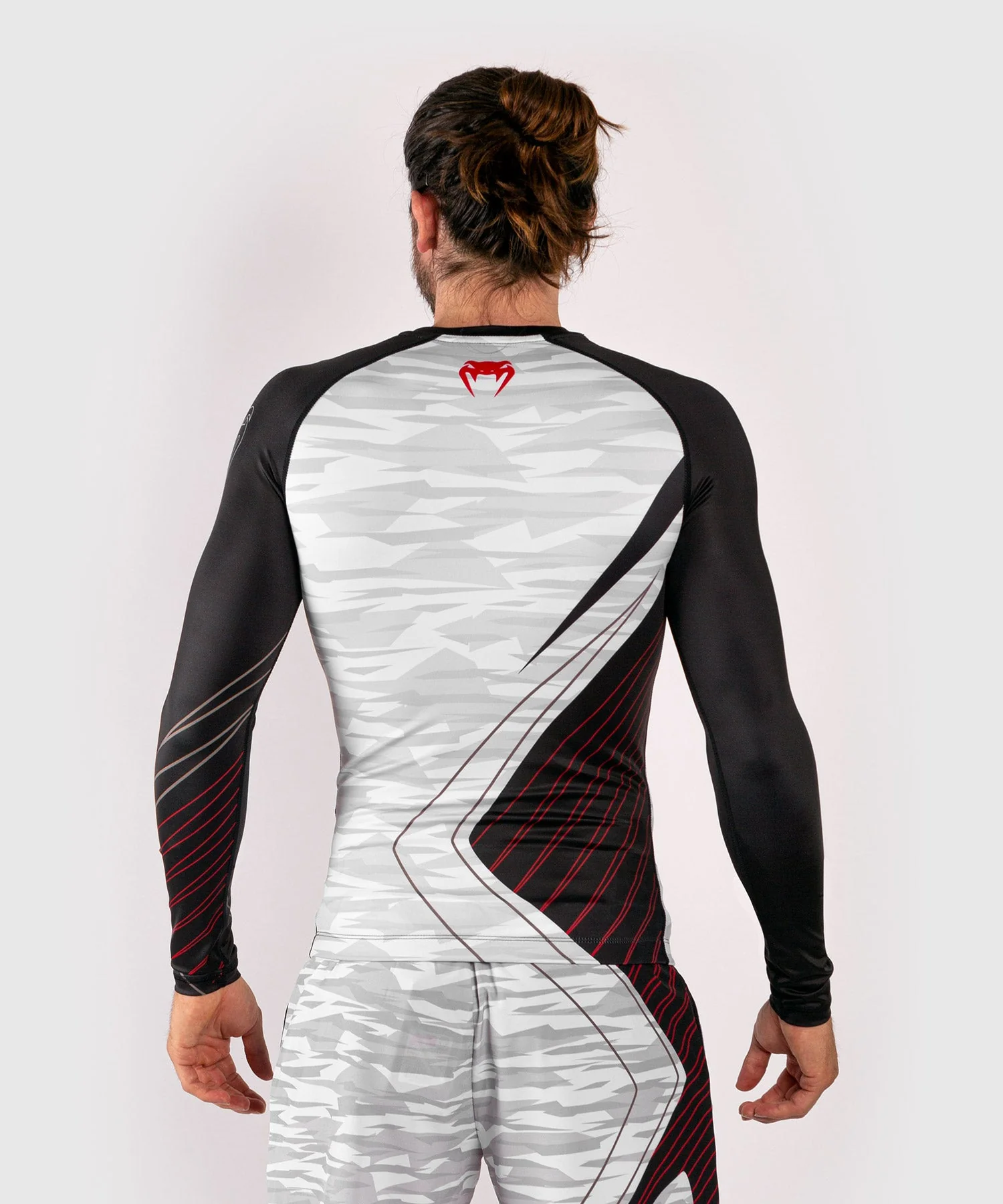 Venum Contender 5.0 Rashguard - Lange Ärmel - White/Camo - Image 4