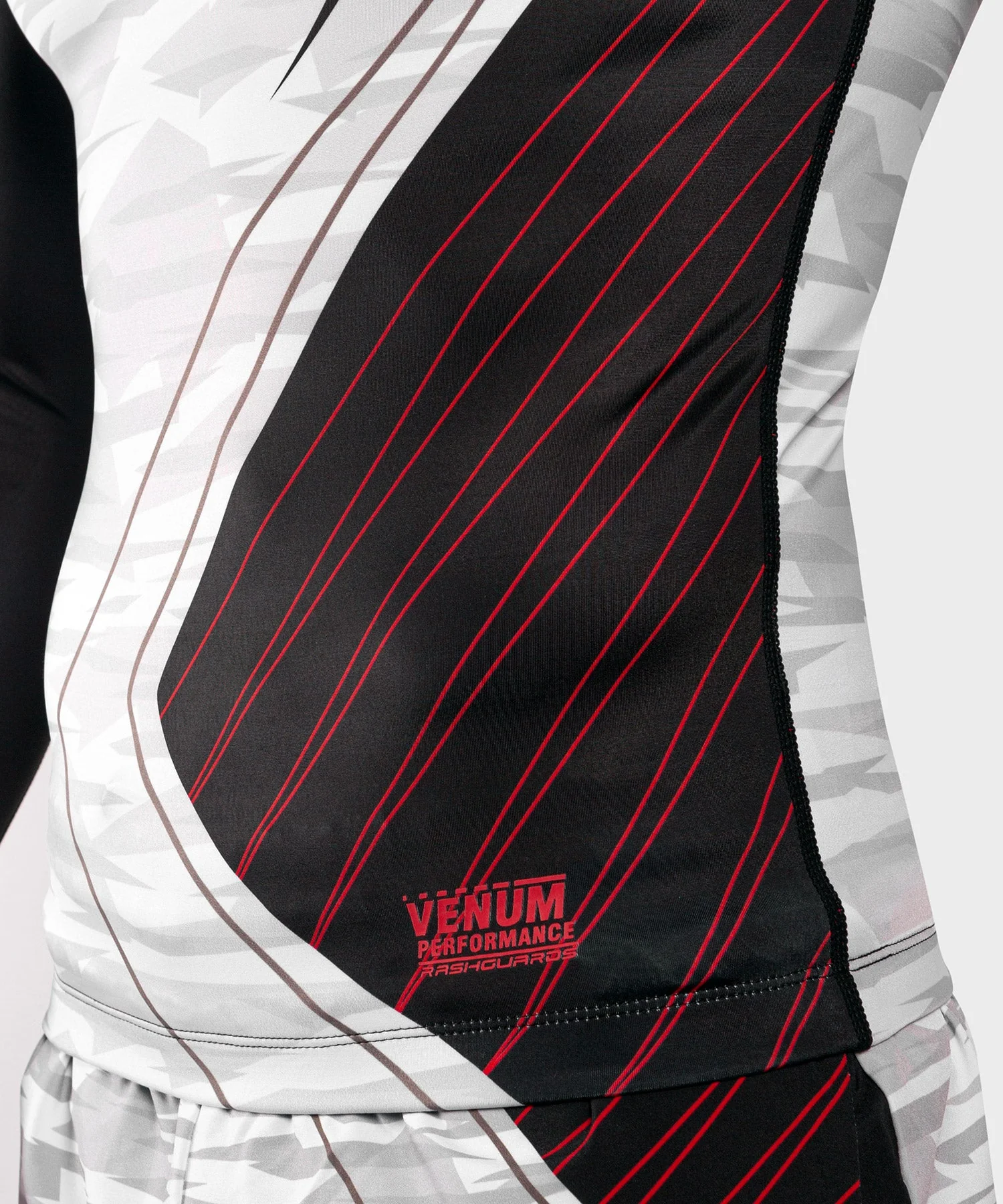 Venum Contender 5.0 Rashguard - Lange Ärmel - White/Camo - Image 7