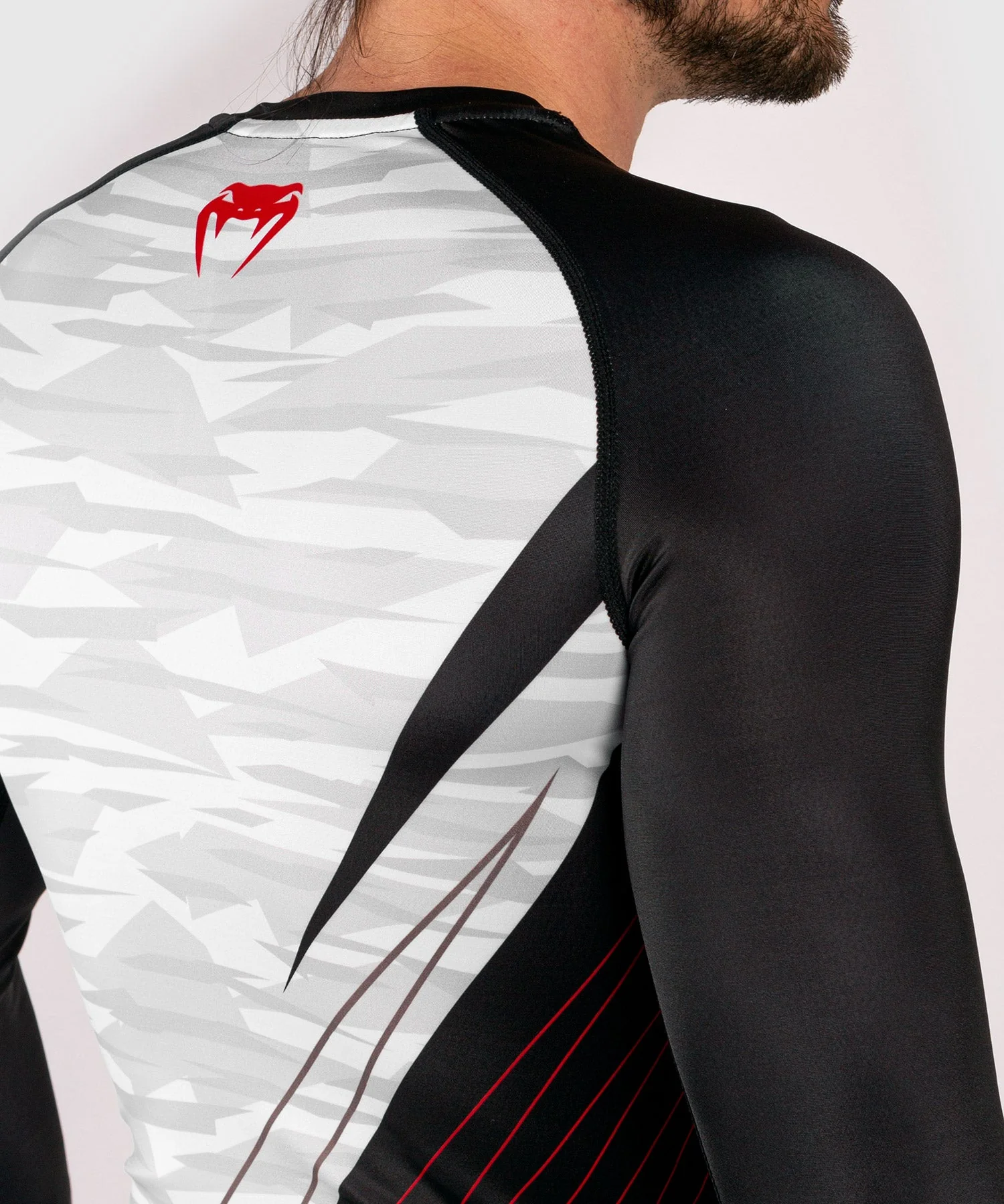 Venum Contender 5.0 Rashguard - Lange Ärmel - White/Camo - Image 8