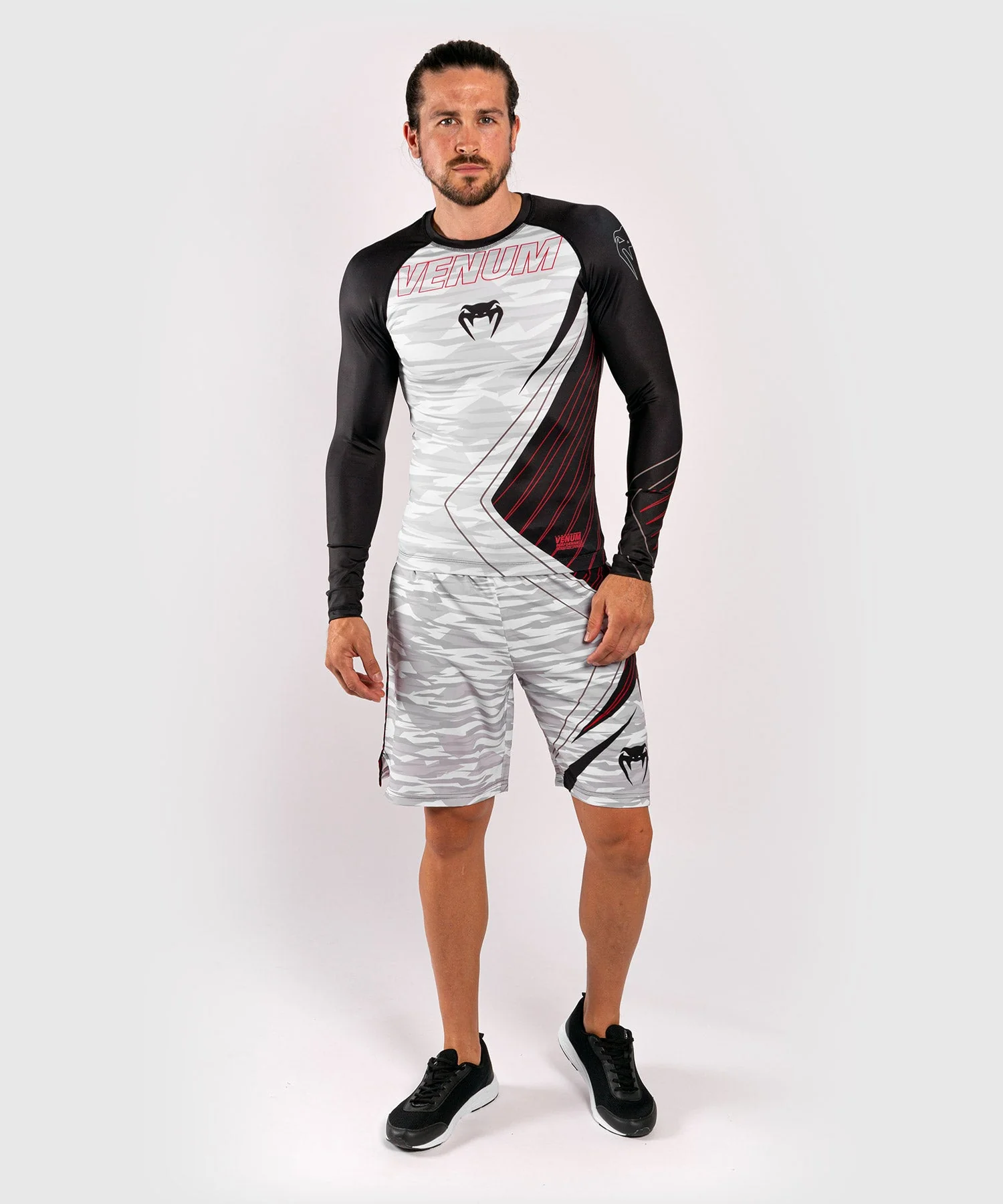 Venum Contender 5.0 Rashguard - Lange Ärmel - White/Camo - Image 9