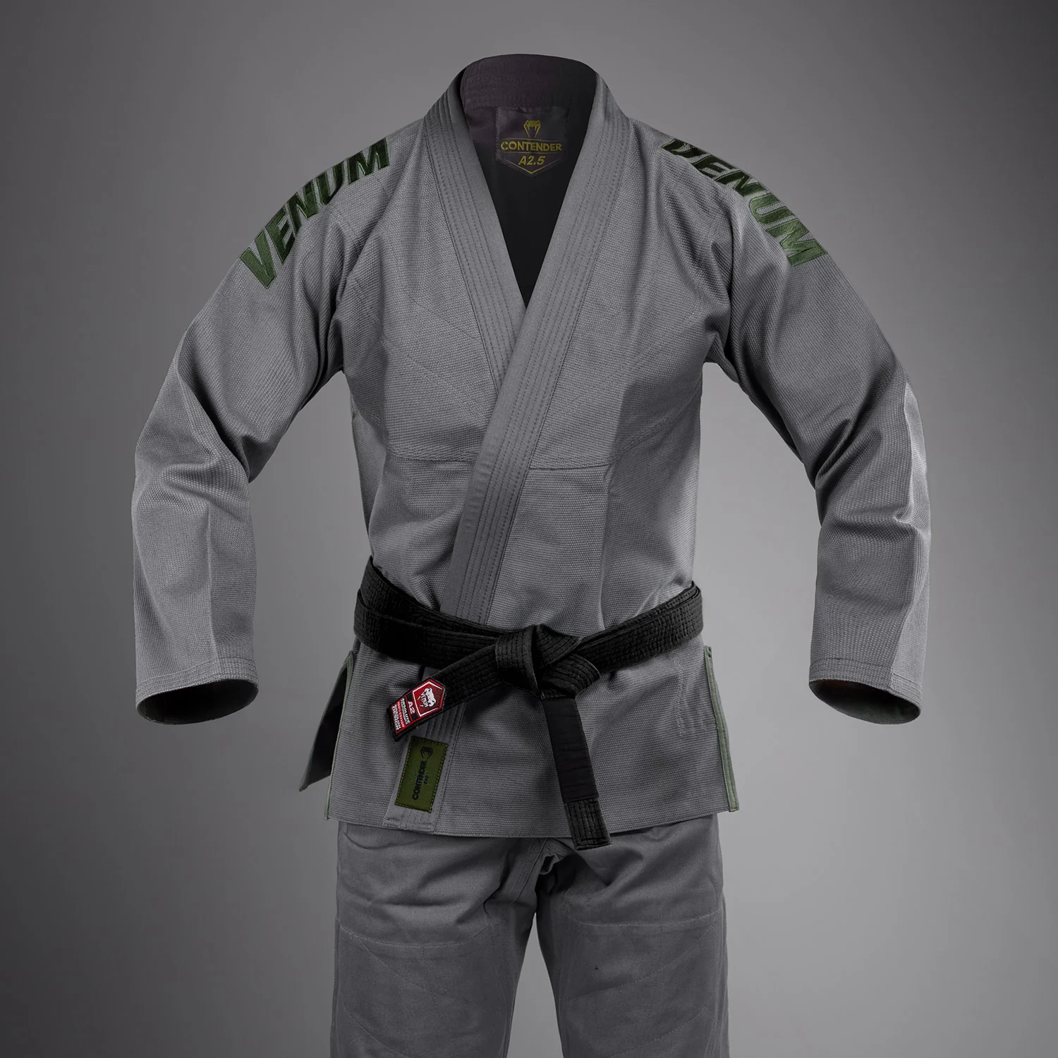 Venum Contender Evo 2.0 Brazilian Jiu Jitsu Gi 380g - Storm Grau - Image 3