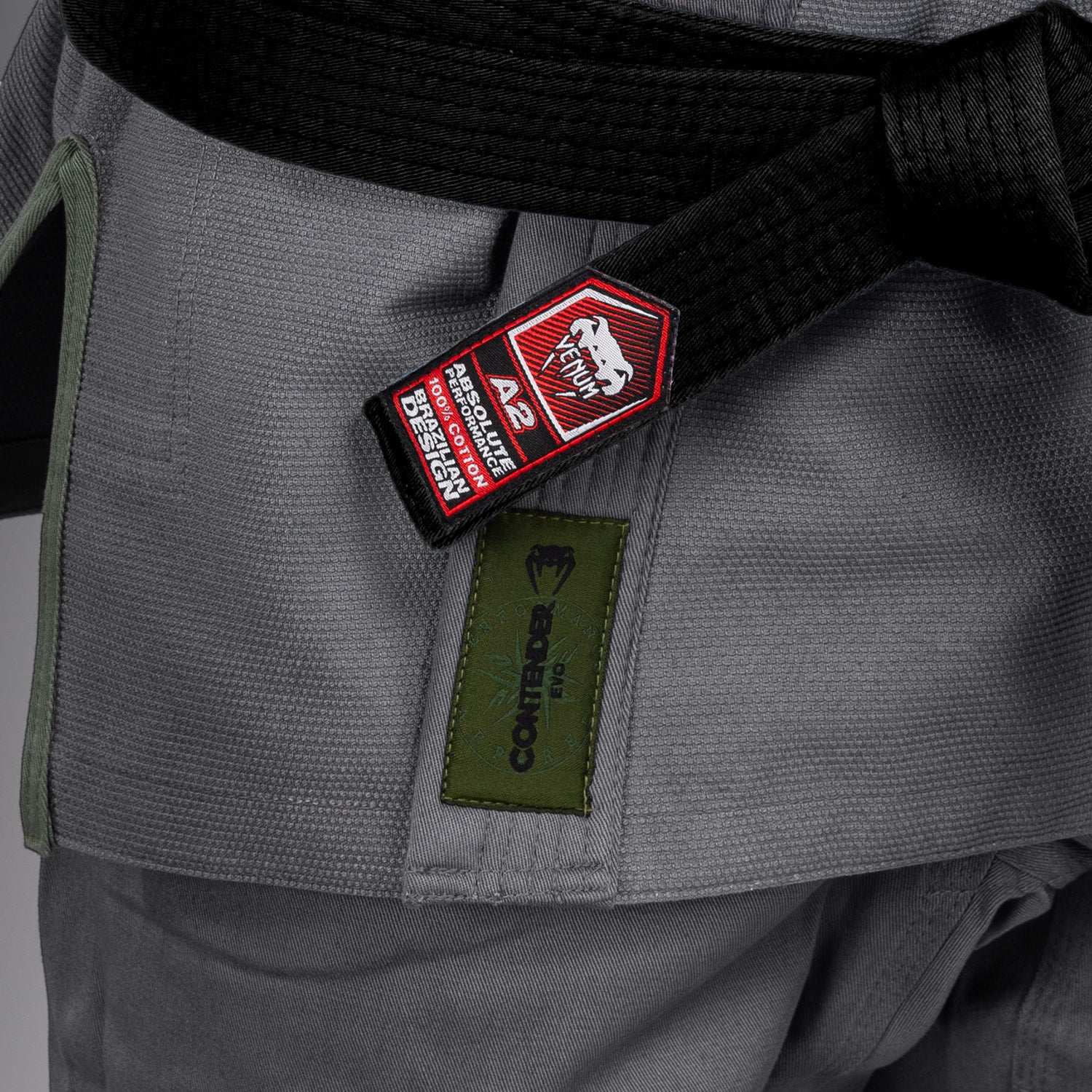 Venum Contender Evo 2.0 Brazilian Jiu Jitsu Gi 380g - Storm Grau - Image 7