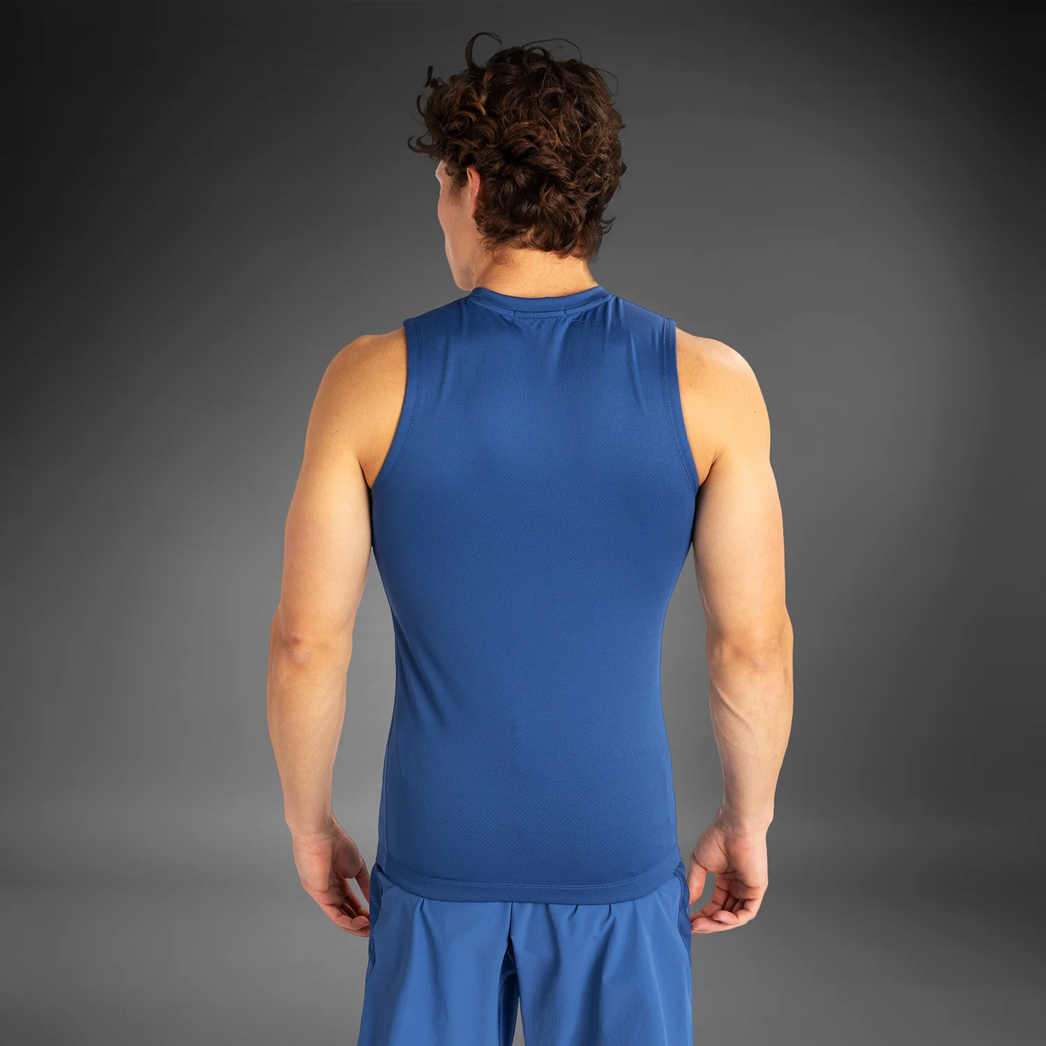 Venum Contender Herren Ärmelloser Rashguard - Blau - Image 5