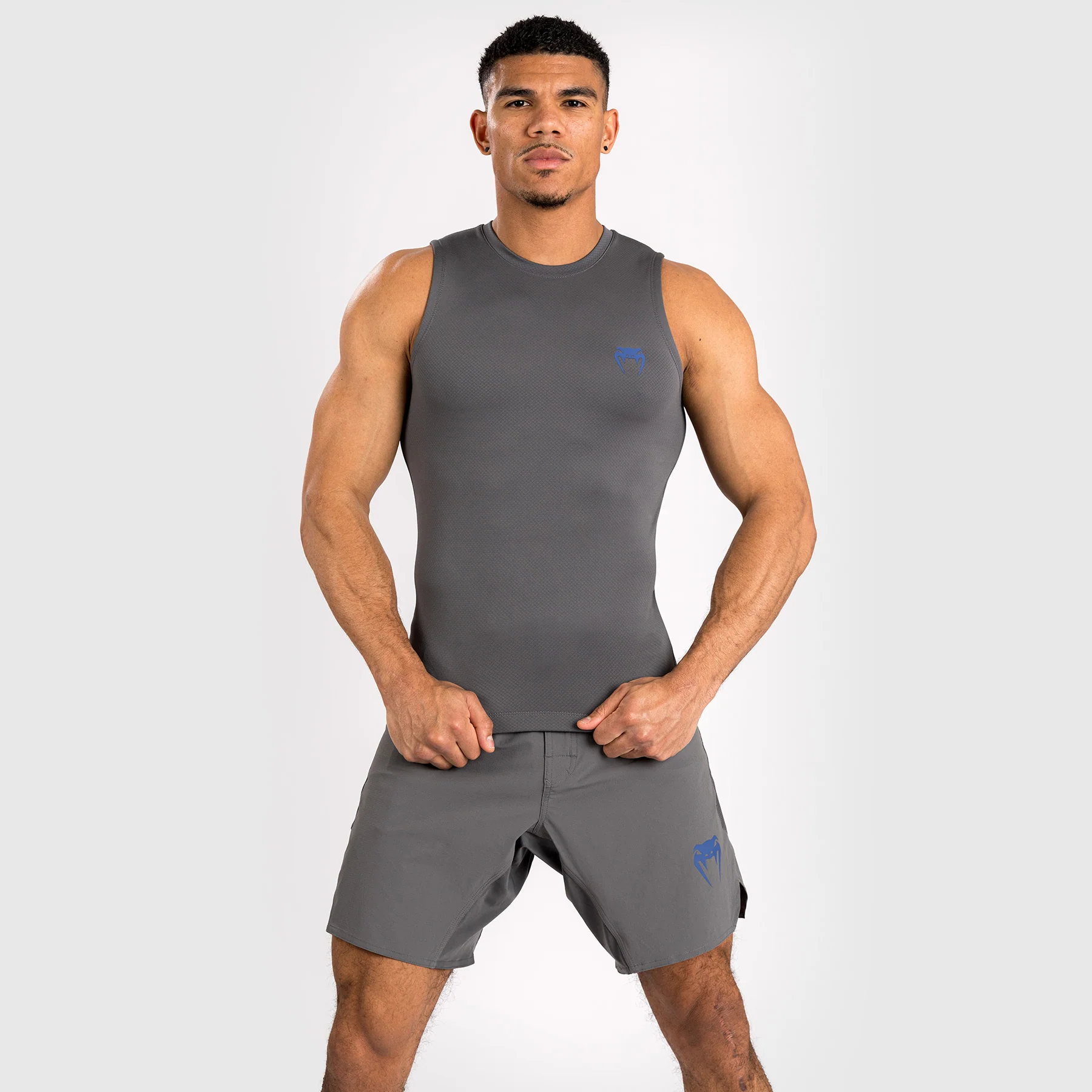 Venum Contender Herren Ärmelloser Rashguard - Grau