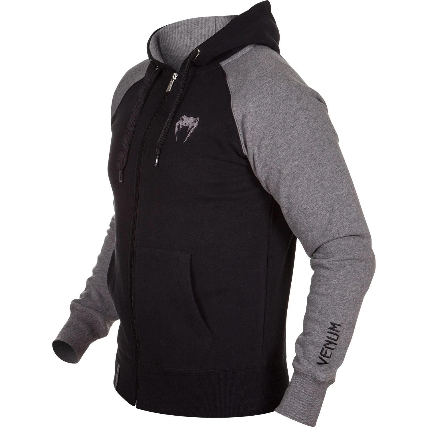 Venum Contender Kapuzenpullover - Gris/Scwharz - Image 2