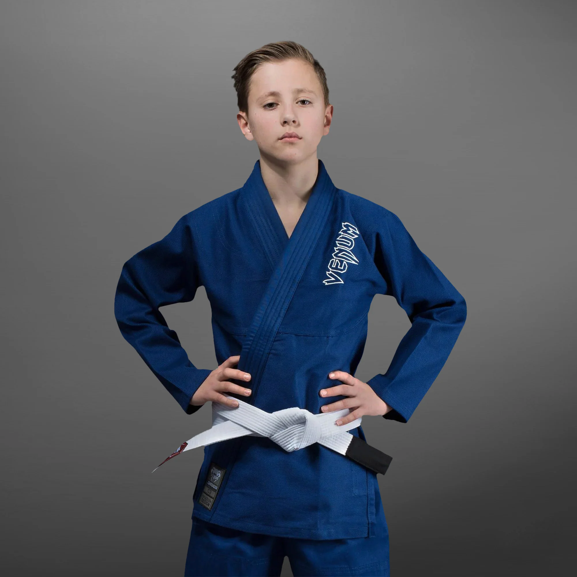 Venum Contender Kids BJJ Gi (Weißer Gürtel angeboten) - Blau