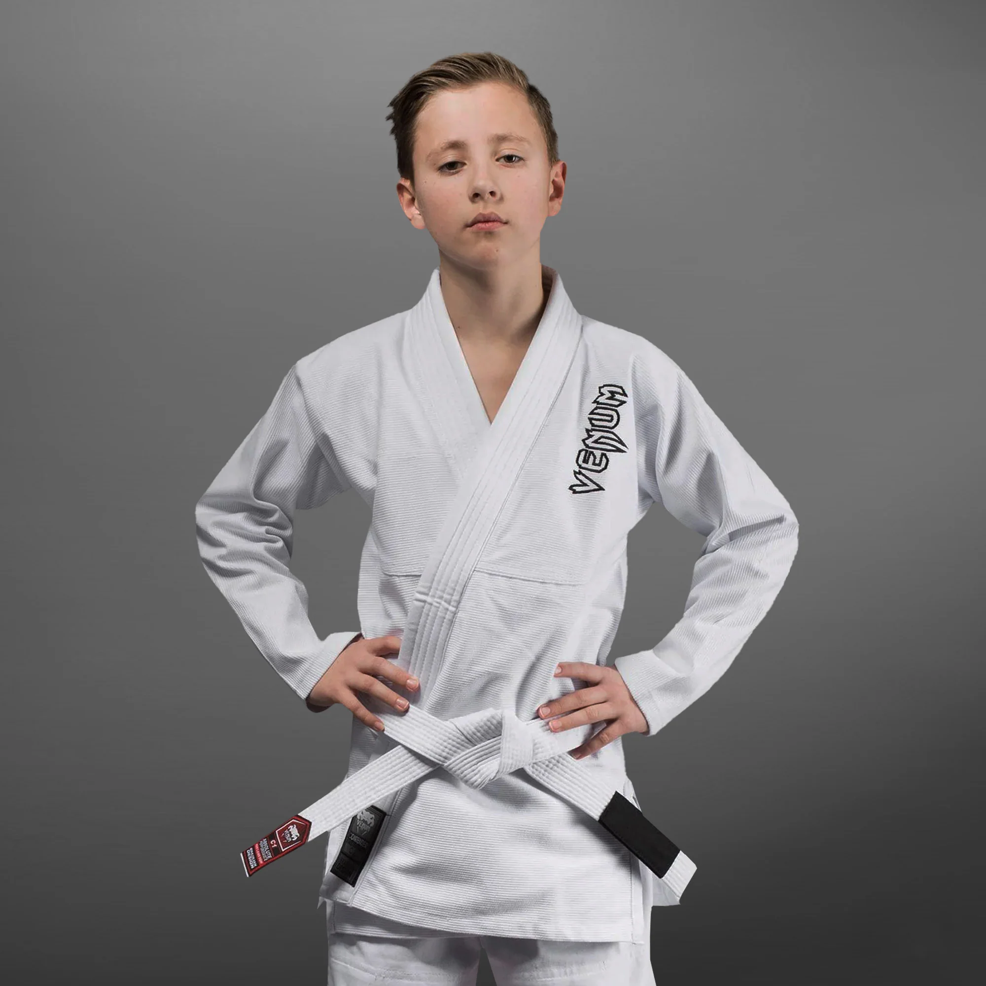Venum Contender Kids BJJ Gi (Weißer Gürtel angeboten) - Weiß