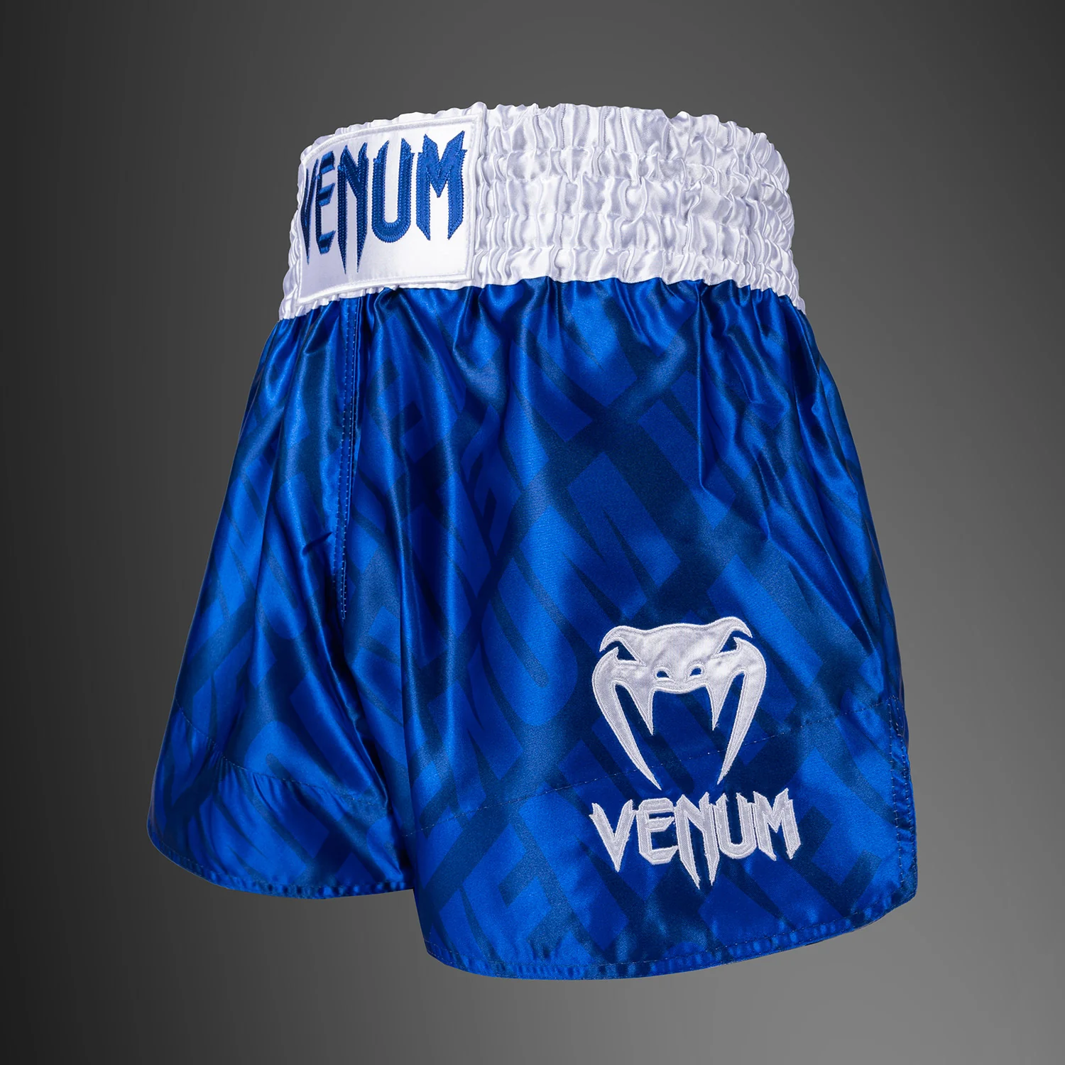 Venum Contender XT Muay Thai Shorts – Königsblau/Weiß - Image 2