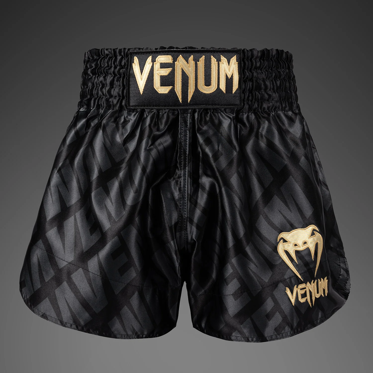 Venum Contender XT Muay Thai Shorts – Schwarz/Gold