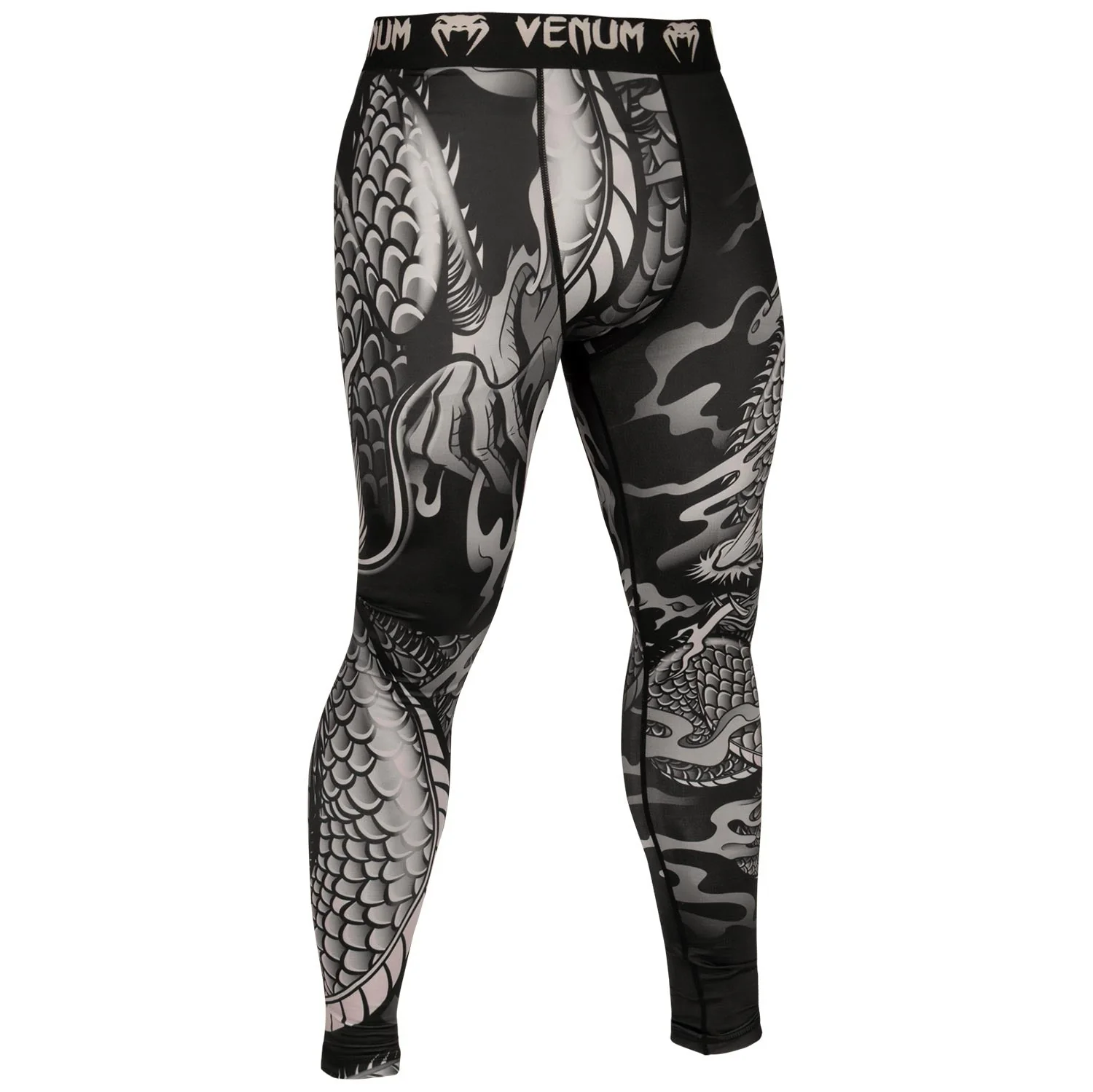 Venum Dragon's Flight Kompressionshose - Schwarz/Sand