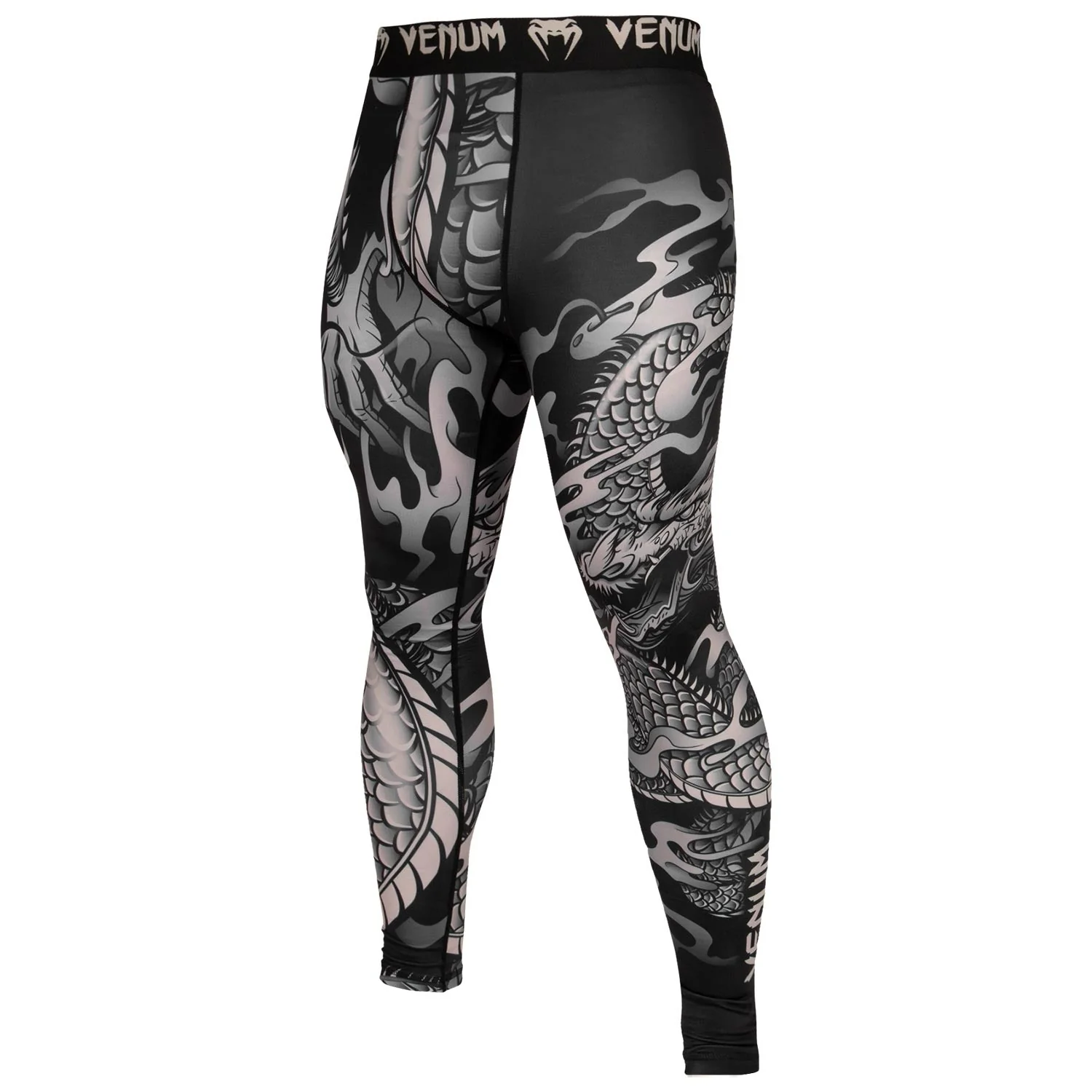 Venum Dragon's Flight Kompressionshose - Schwarz/Sand - Image 2