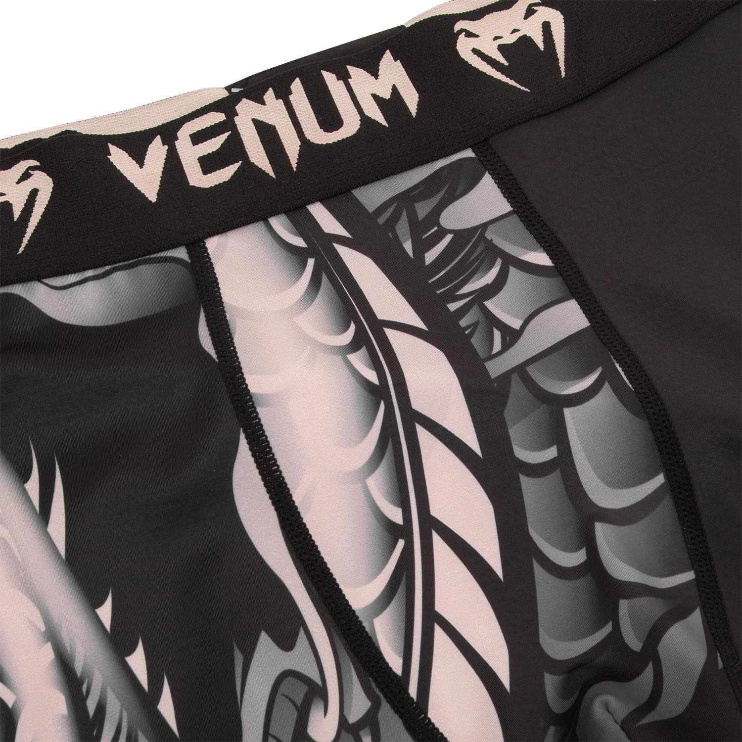 Venum Dragon's Flight Kompressionshose - Schwarz/Sand - Image 5