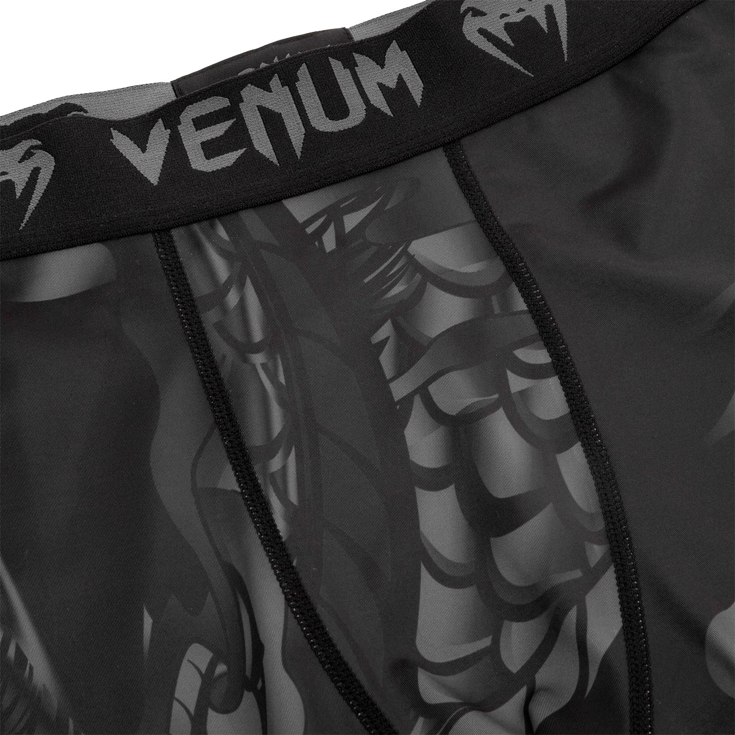 Venum Dragon's Flight Kompressionshose - Schwarz/Schwarz - Image 5