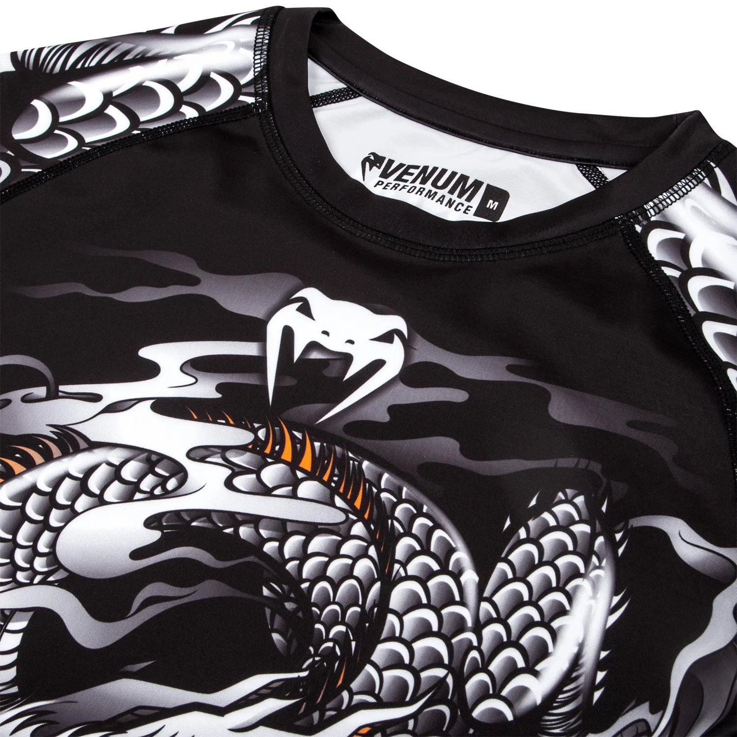 Venum Dragon's Flight Rashguard - Langarm - Schwarz/Weiß - Image 5