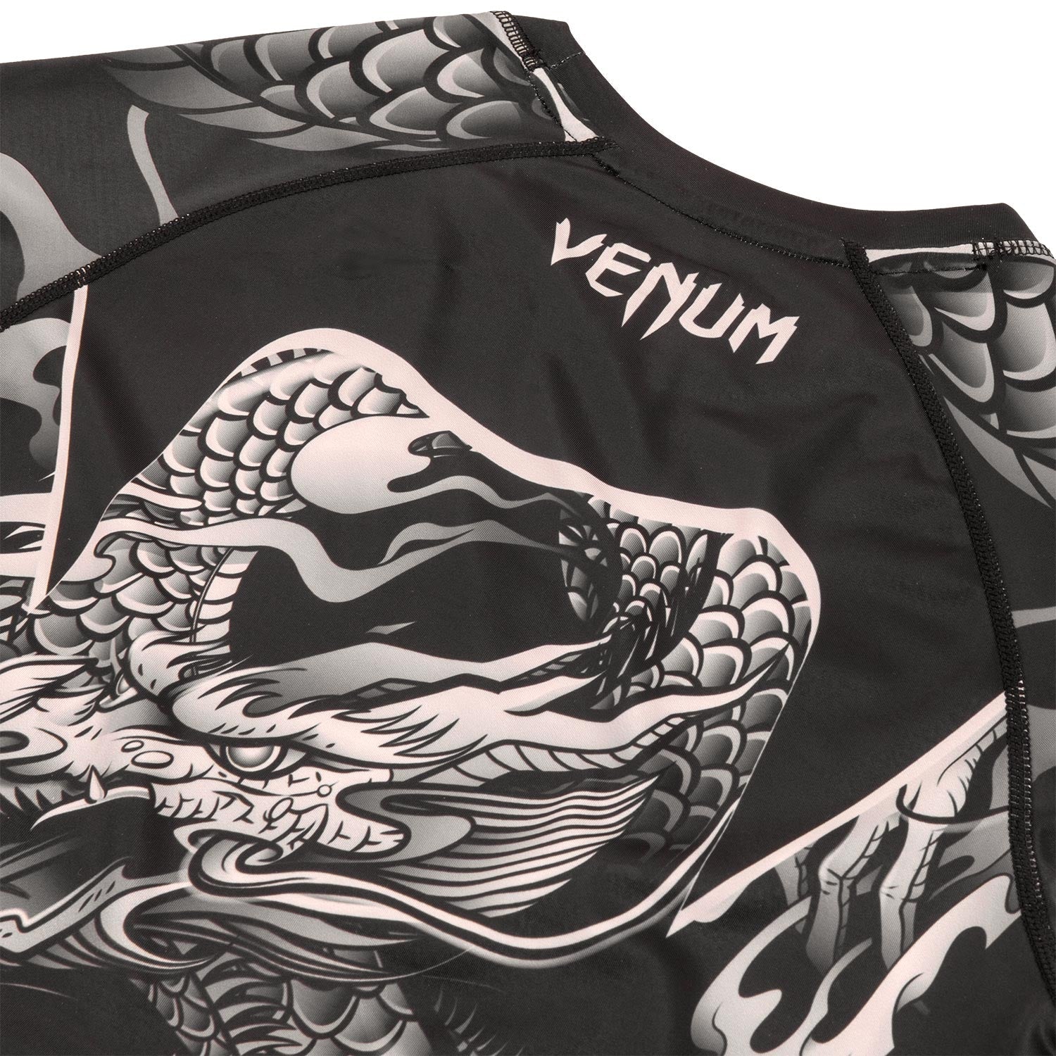 Venum Dragon's Rashguard - Langarm - Schwarz/Sand - Image 7