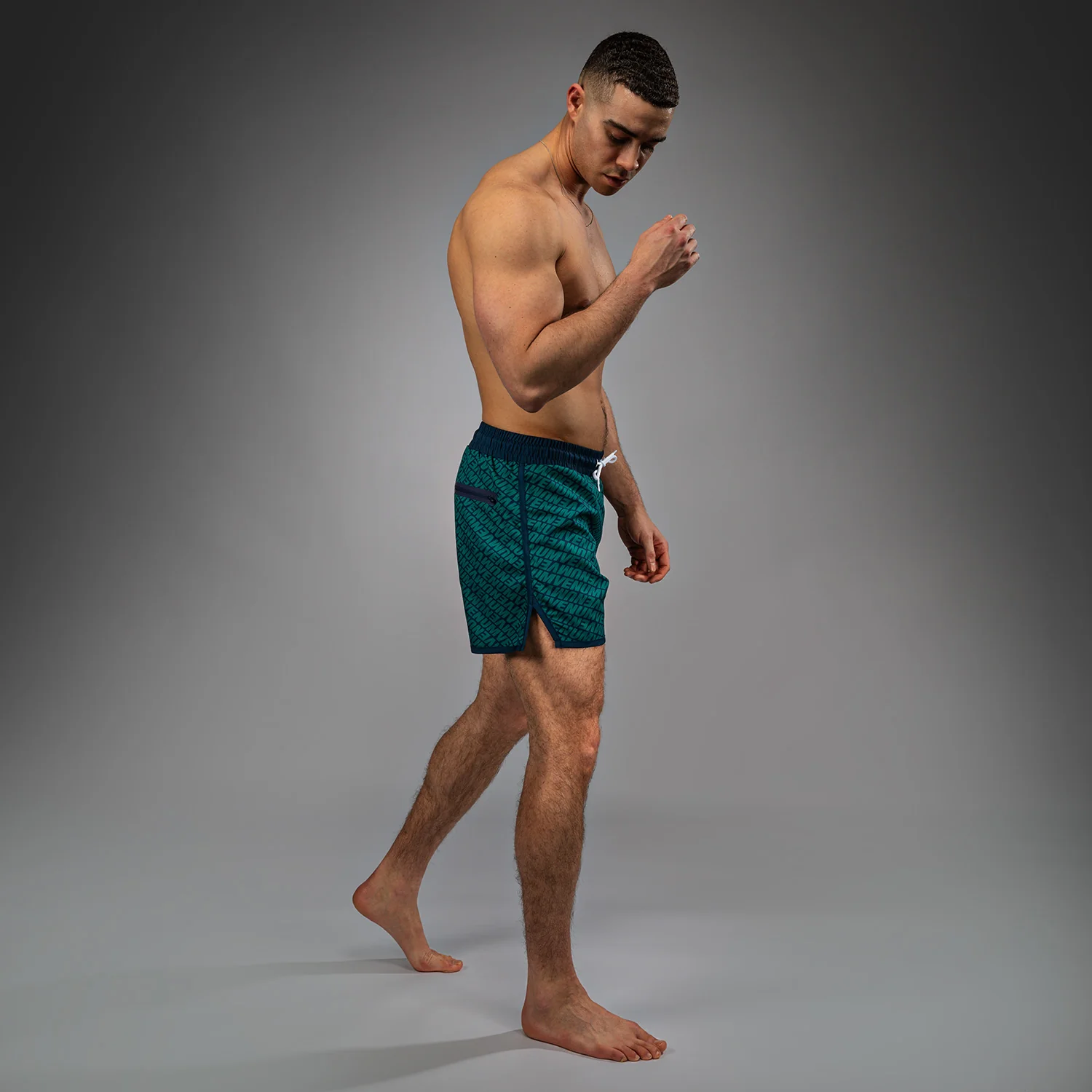 Venum Echo Boardshorts - Tiefsee Blau/Smargdgrün - Image 7