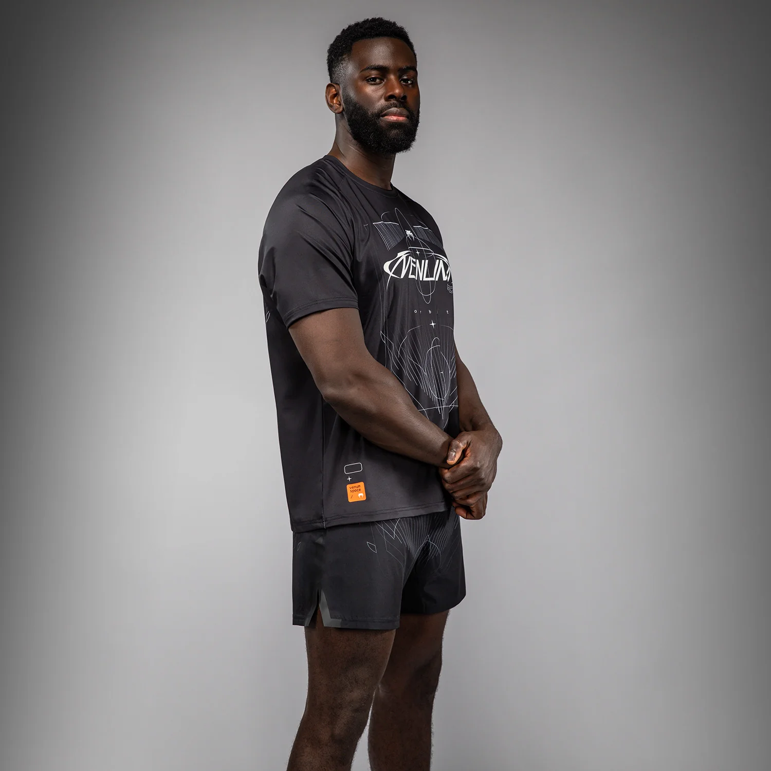 Venum Eclipse Dry-Tech T-Shirt – Schwarz/Silber - Image 2