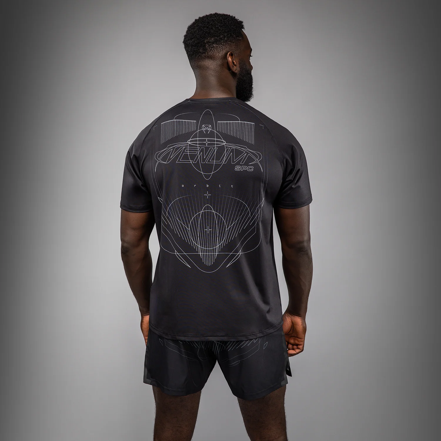 Venum Eclipse Dry-Tech T-Shirt – Schwarz/Silber - Image 3