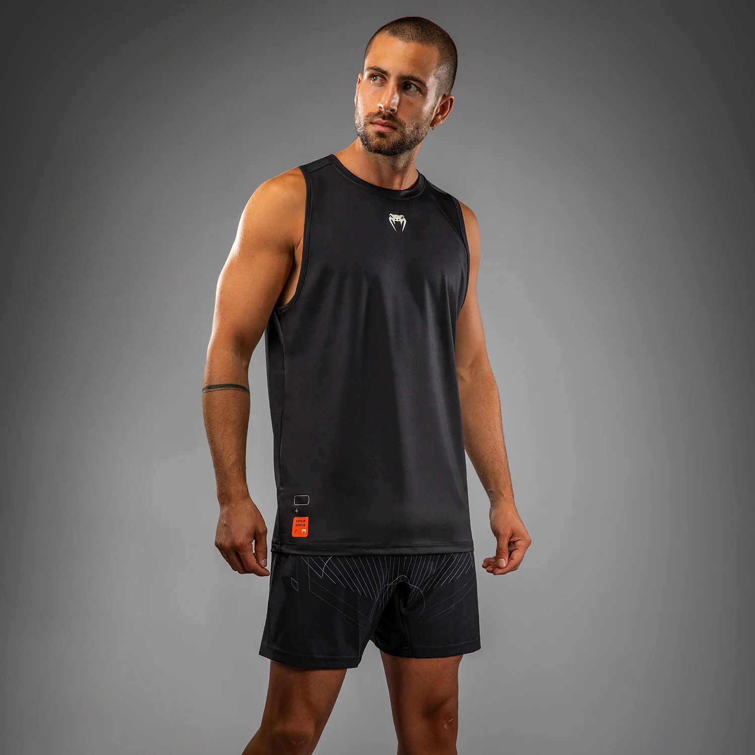 Venum Eclipse Dry-Tech Tank Top – Schwarz/Ivory - Image 2