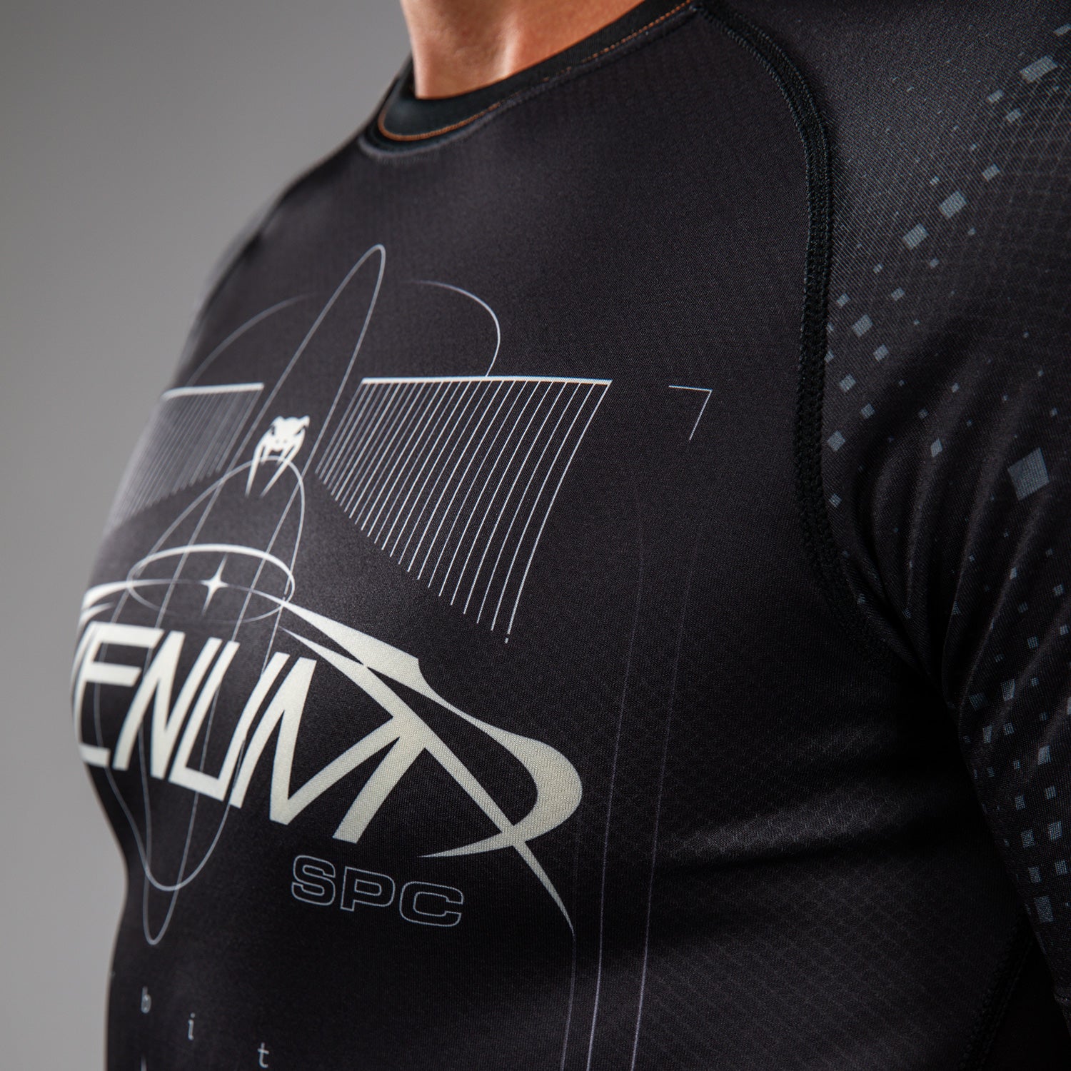 Venum Eclipse Kurzarm Rashguard – Schwarz/Elfenbein - Image 5