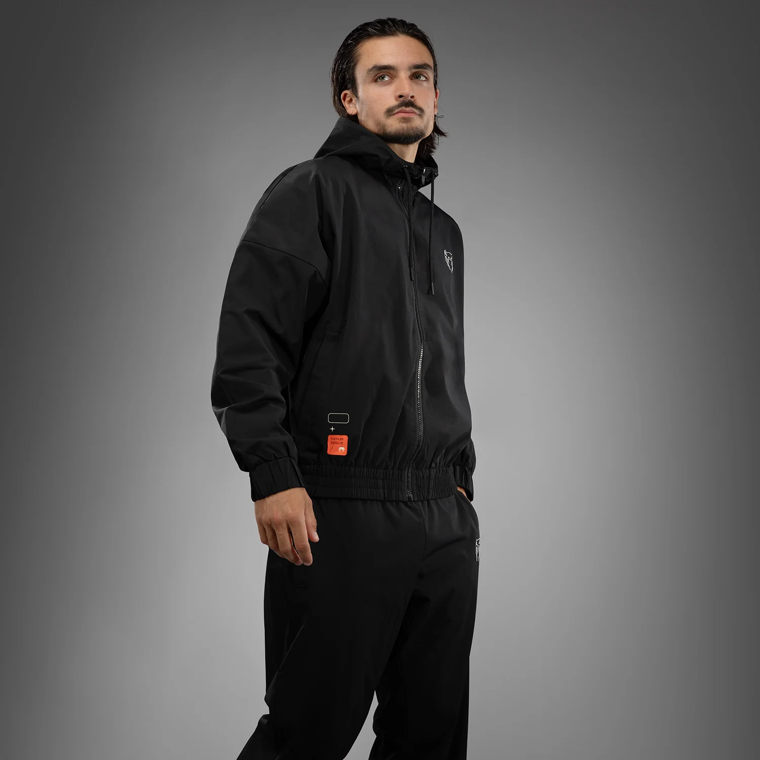 Venum Eclipse Trainingsjacke – Schwarz/Elfenbein - Image 4