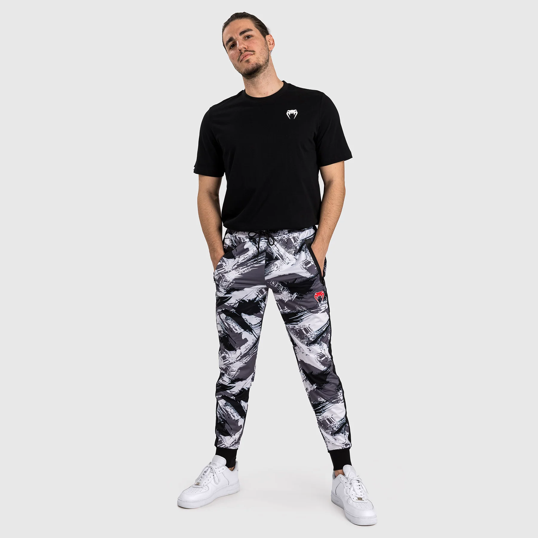 Venum Electron 3.0 Jogginghose - Rot/Grau - Image 3