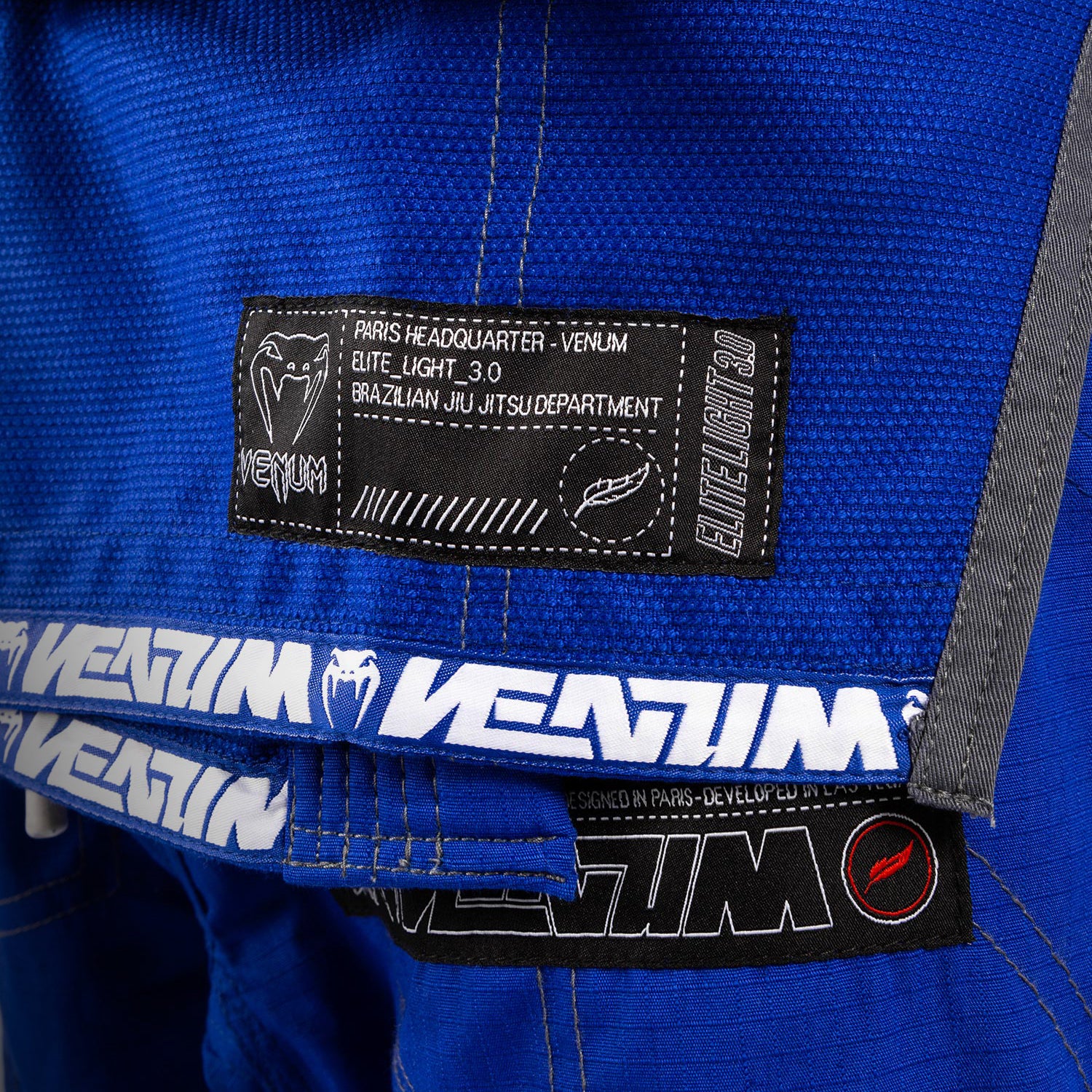 Venum Elite 3.0 Light BJJ Kimono - Blau - Image 5