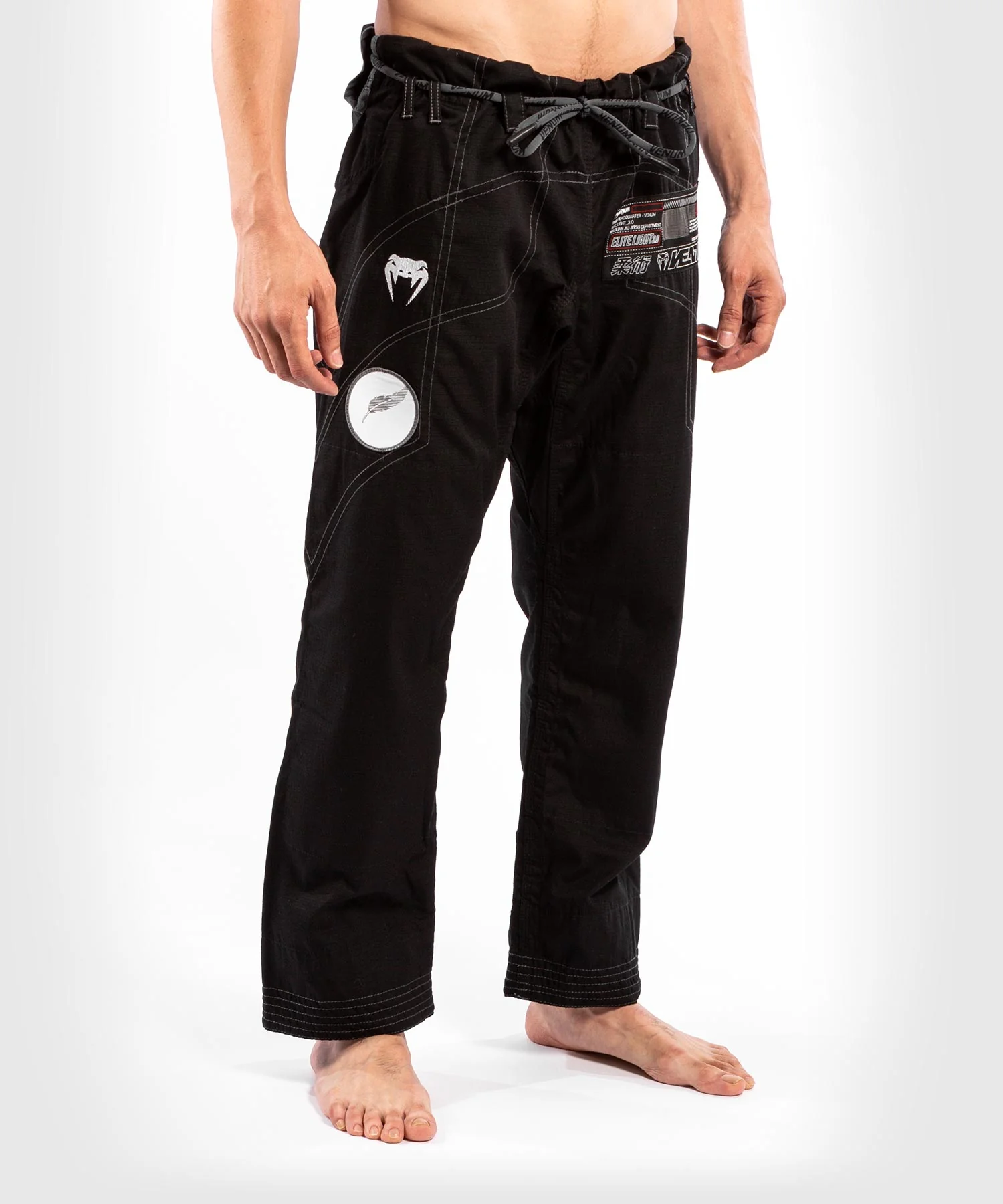 Venum Elite 3.0 Light BJJ Kimono - Schwarz - Image 7