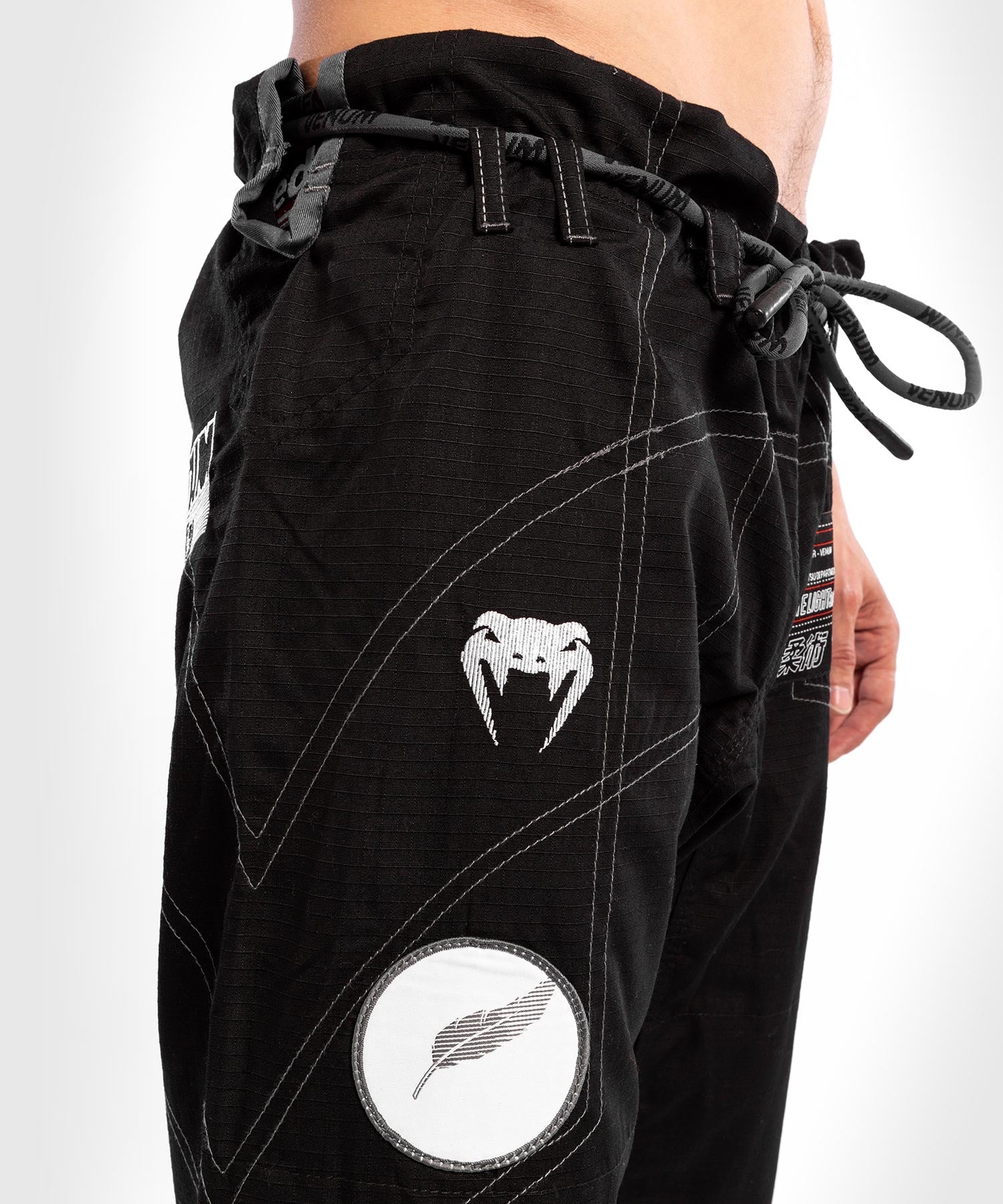 Venum Elite 3.0 Light BJJ Kimono - Schwarz - Image 9