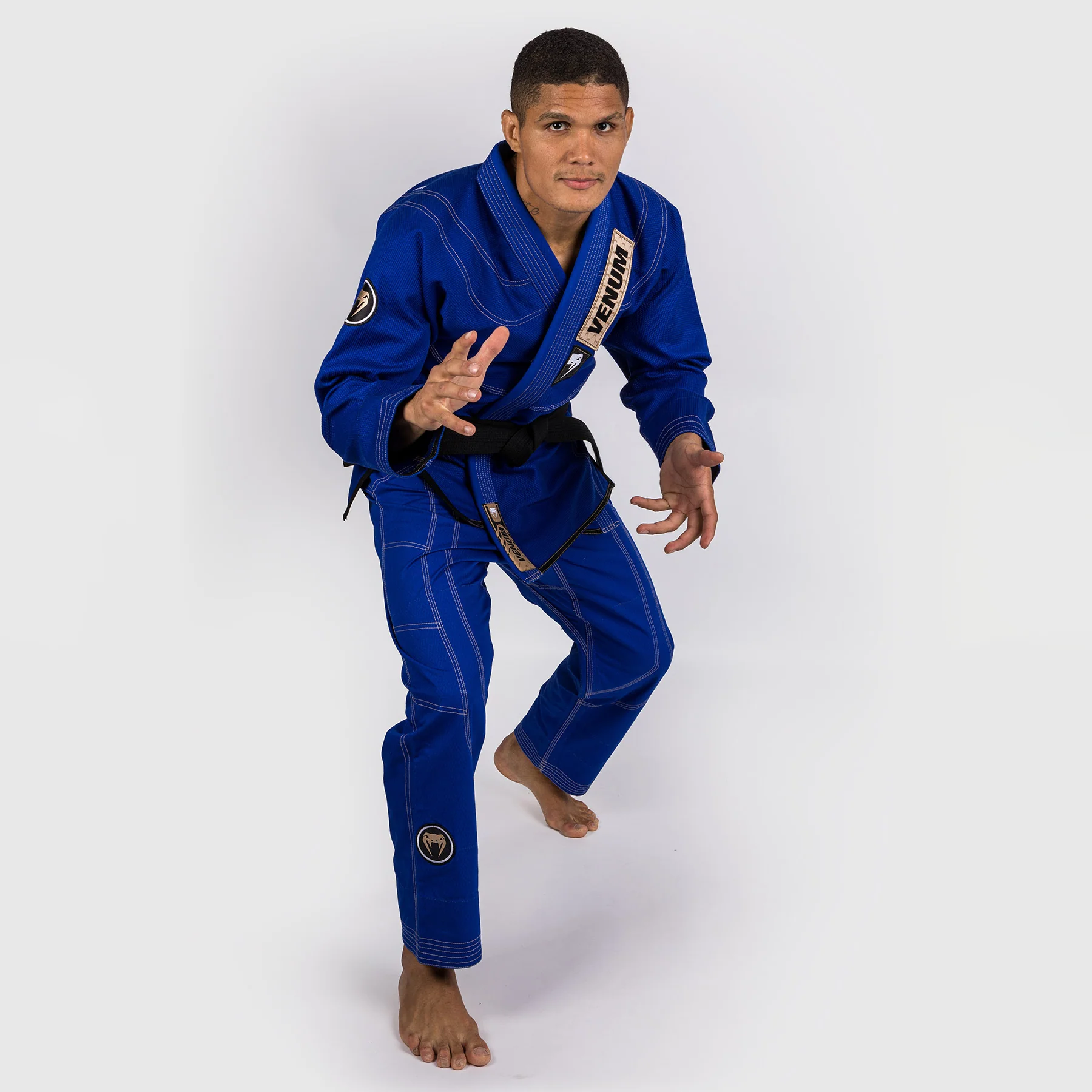 Venum Elite 4.0 brasilianisches Jiu-Jitsu Kimono - Blau - Image 9