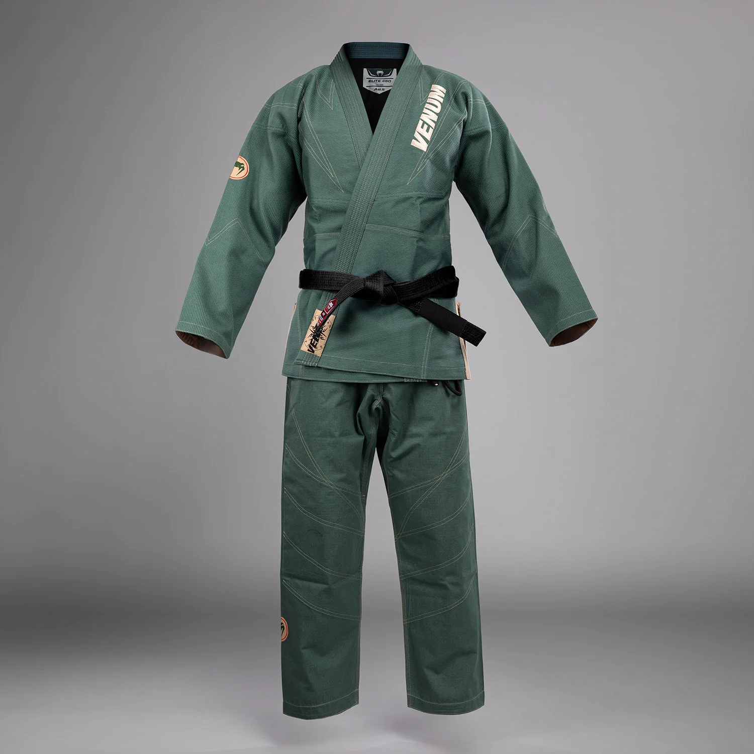 Venum Elite 5.0 Brazilian Jiu Jitsu Gi (450 gsm) - Waldgrün