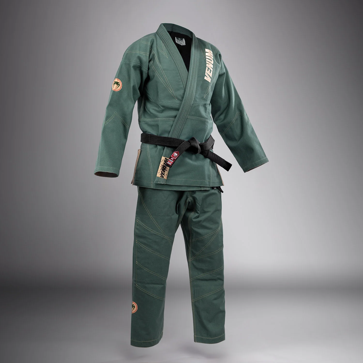 Venum Elite 5.0 Brazilian Jiu Jitsu Gi (450 gsm) - Waldgrün - Image 2
