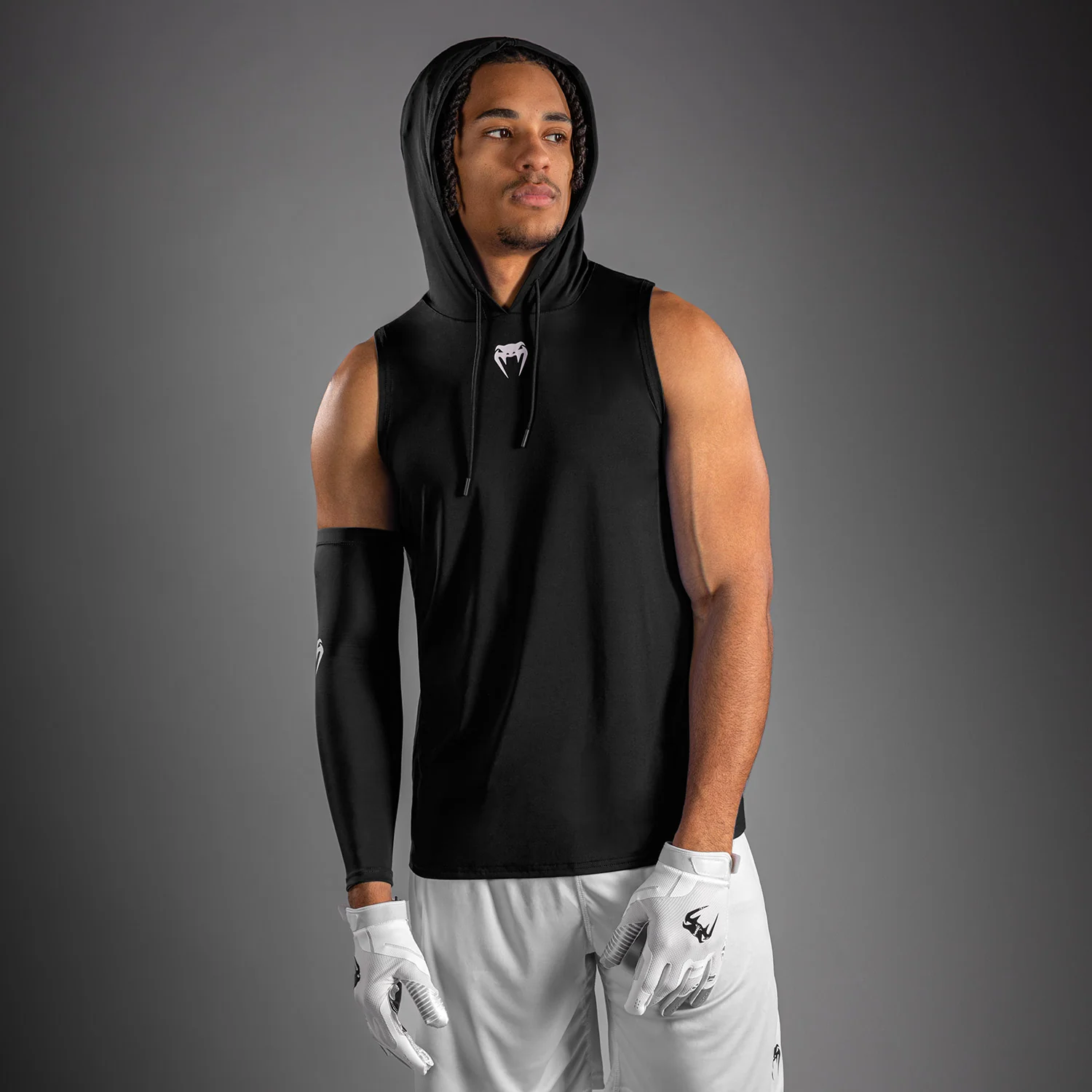Venum Elite Ärmelloser Dry Tech Hoodie - Schwarz - Image 3